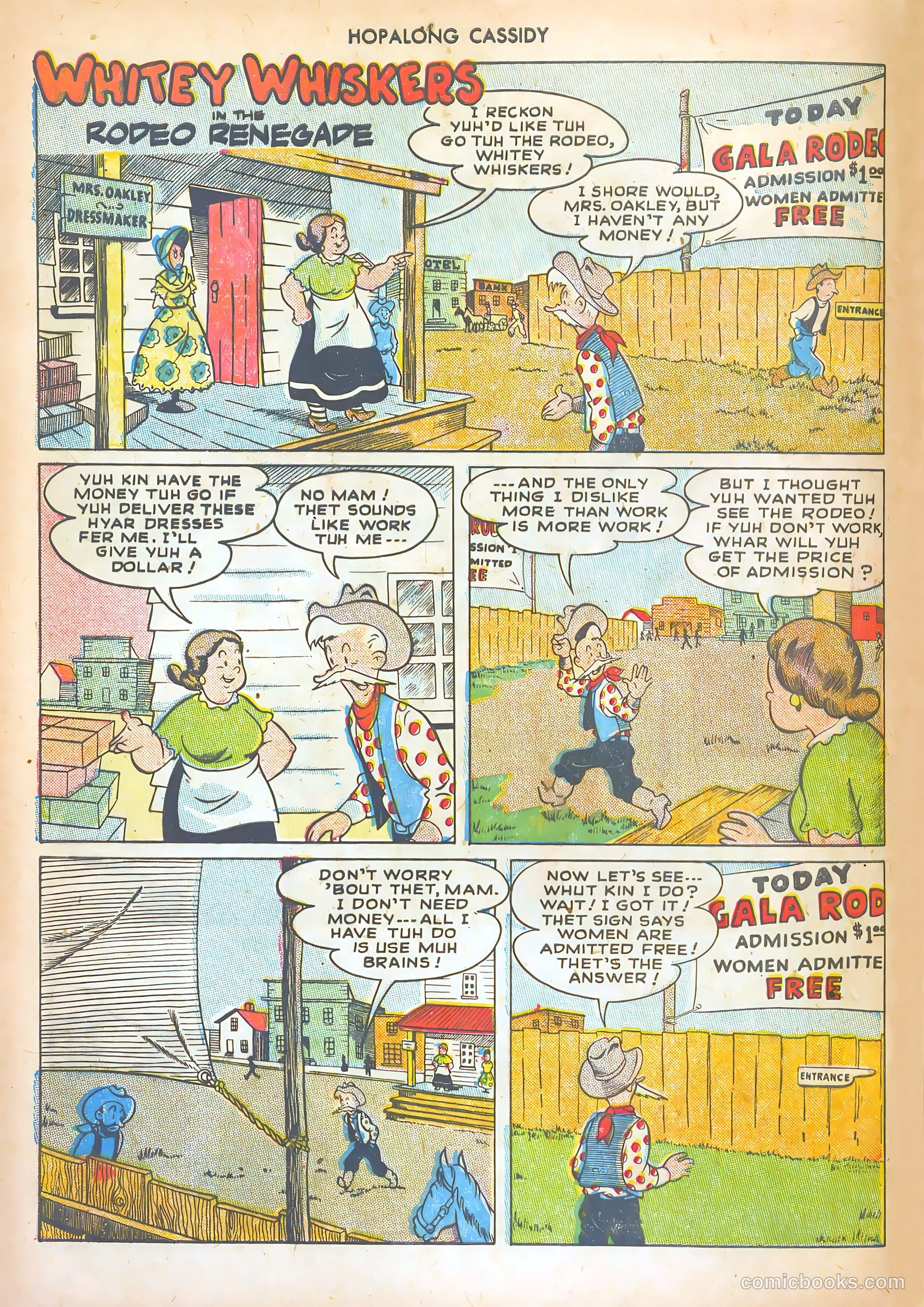 Hopalong Cassidy #28 (1949) — page 22 of 52