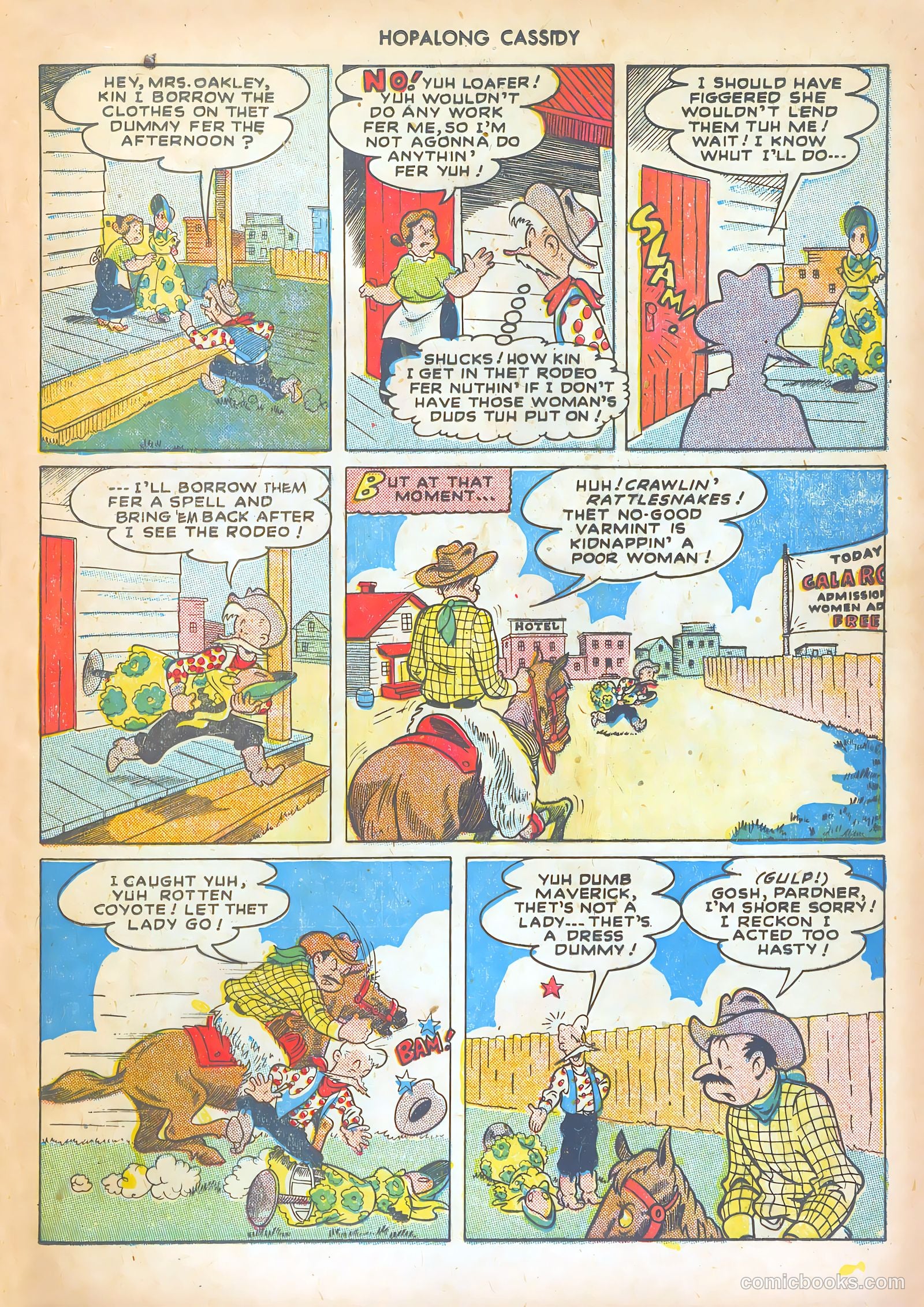 Hopalong Cassidy #28 (1949) — page 23 of 52