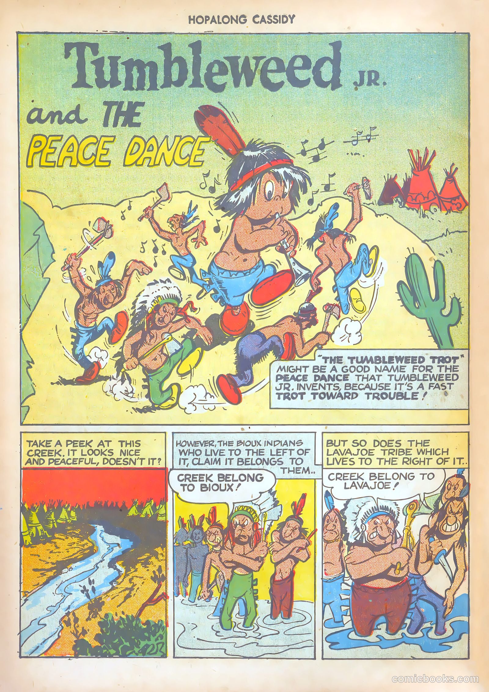 Hopalong Cassidy #28 (1949) — page 36 of 52