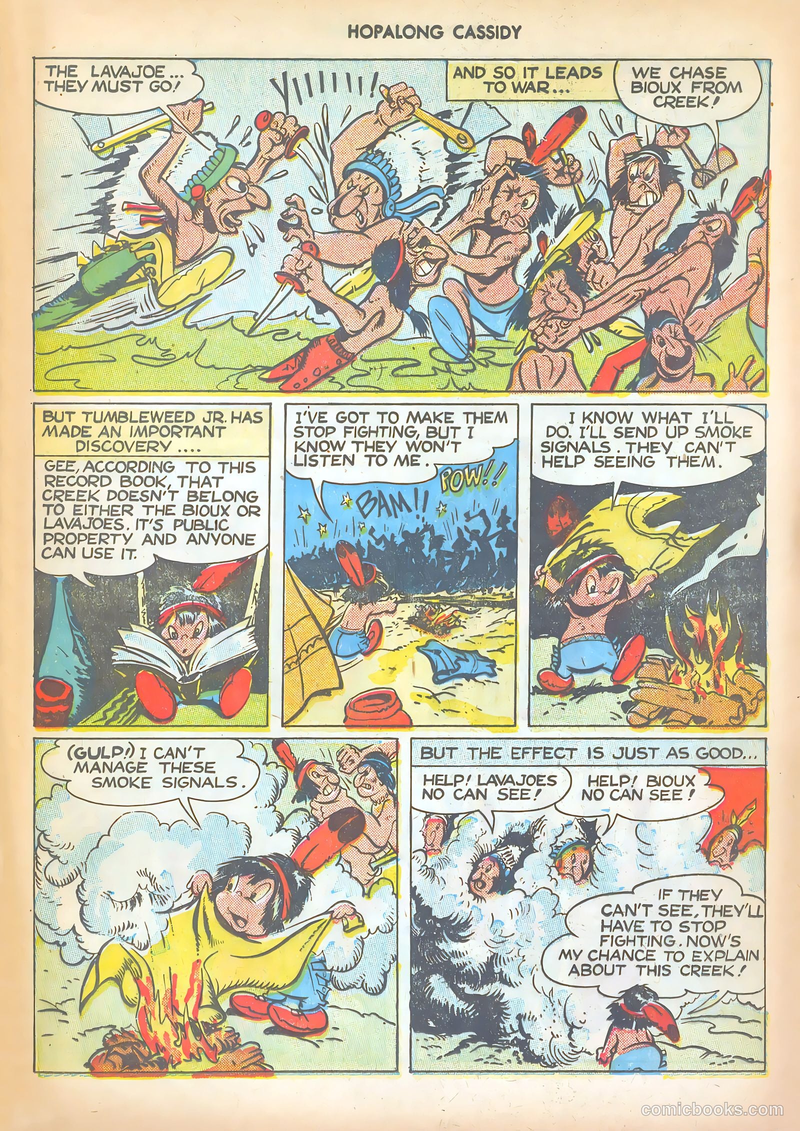 Hopalong Cassidy #28 (1949) — page 37 of 52