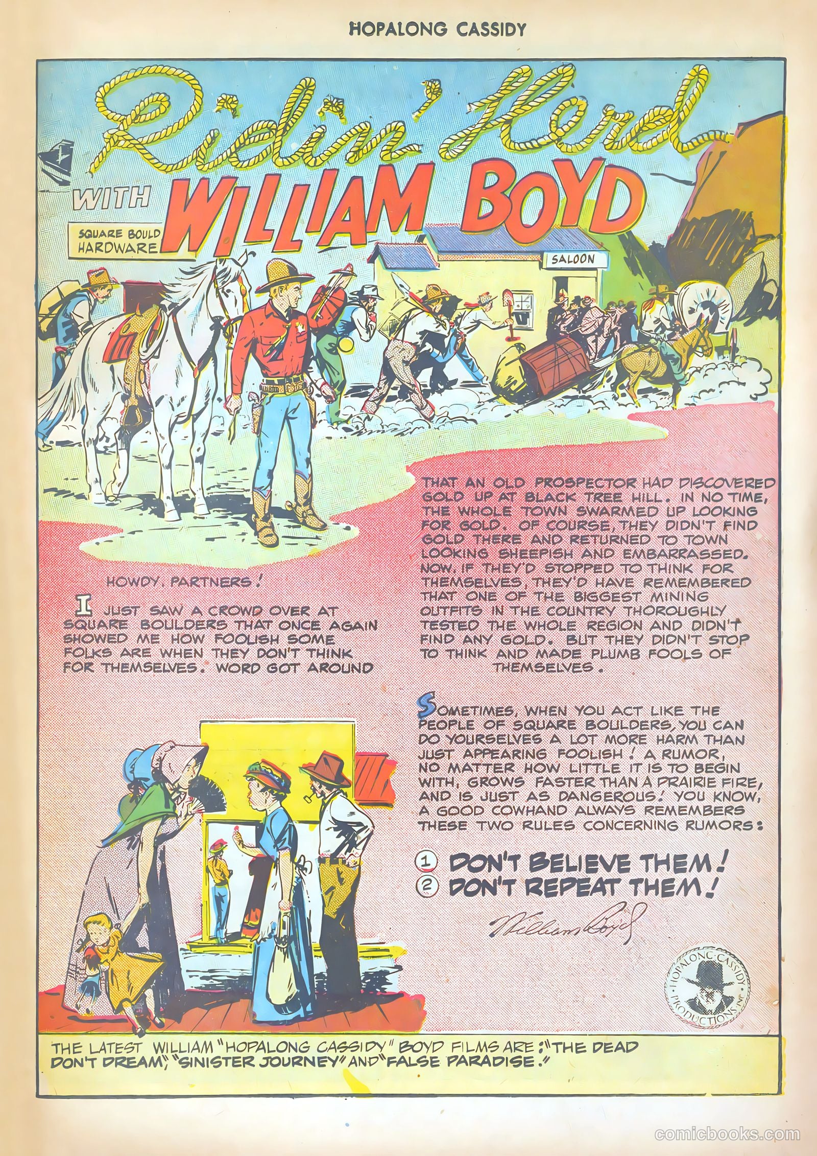 Hopalong Cassidy #28 (1949) — page 41 of 52