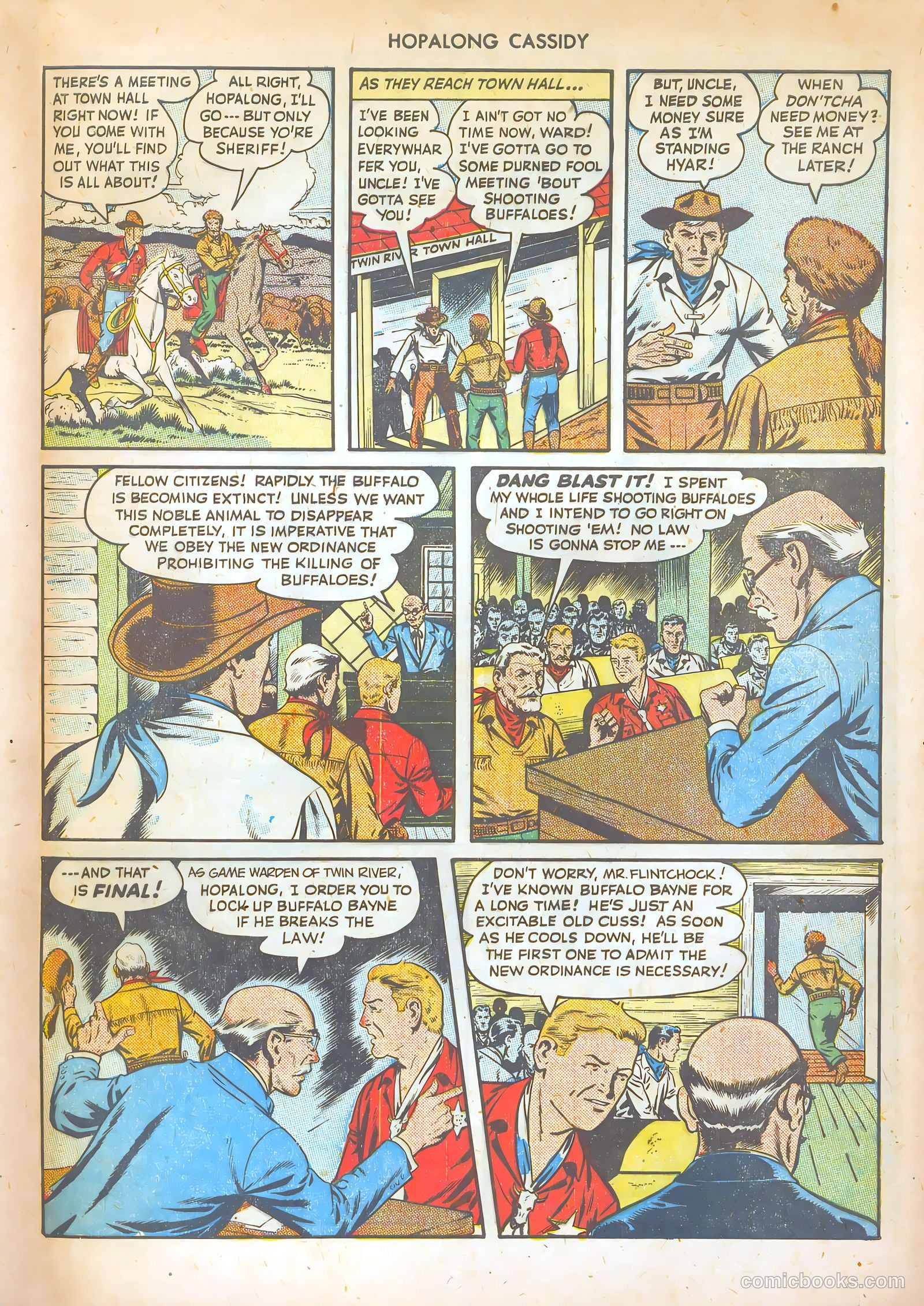Hopalong Cassidy #28 (1949) — page 43 of 52