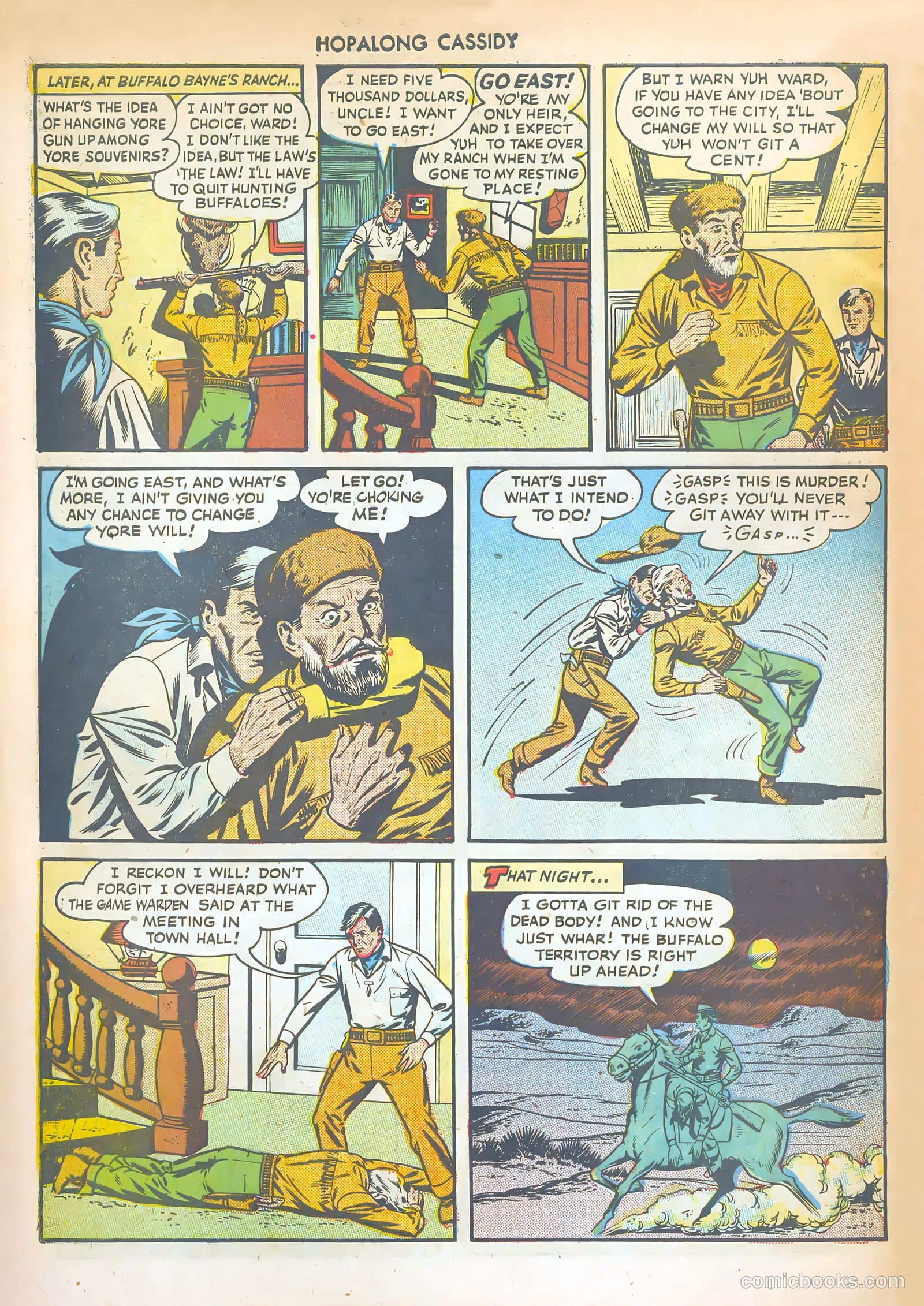 Hopalong Cassidy #28 (1949) — page 44 of 52