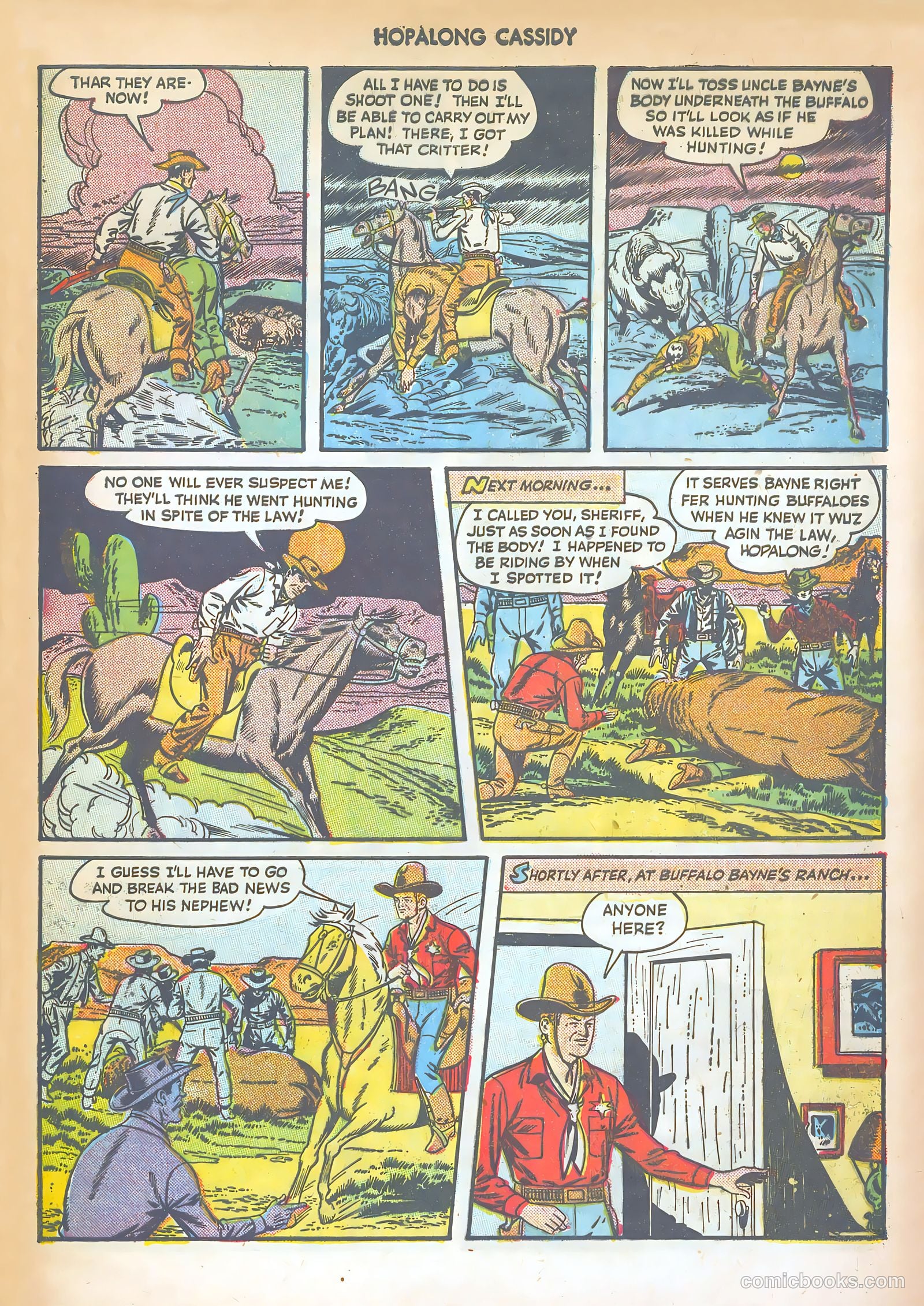 Hopalong Cassidy #28 (1949) — page 45 of 52