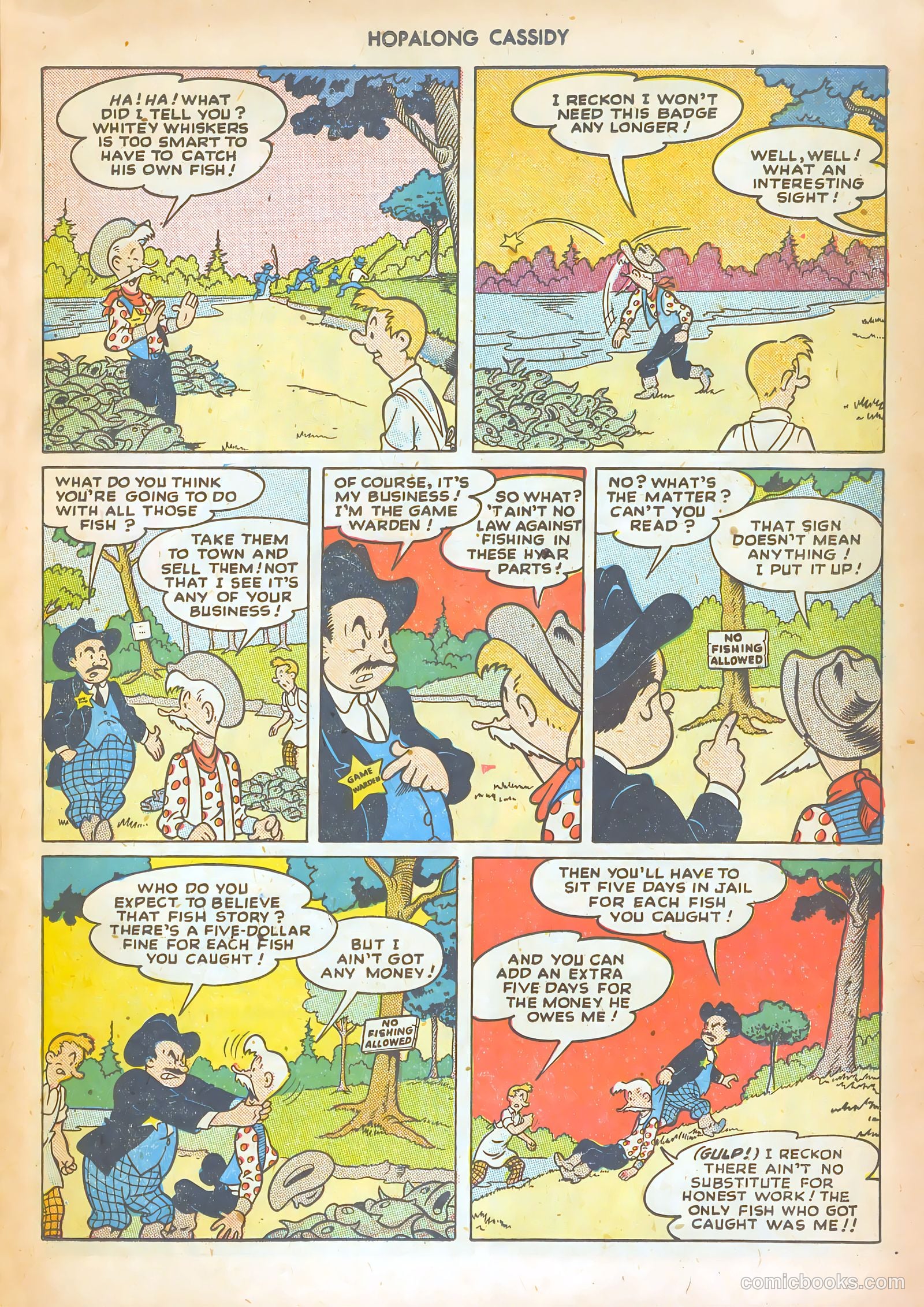 Hopalong Cassidy #29 (1949) — page 17 of 52