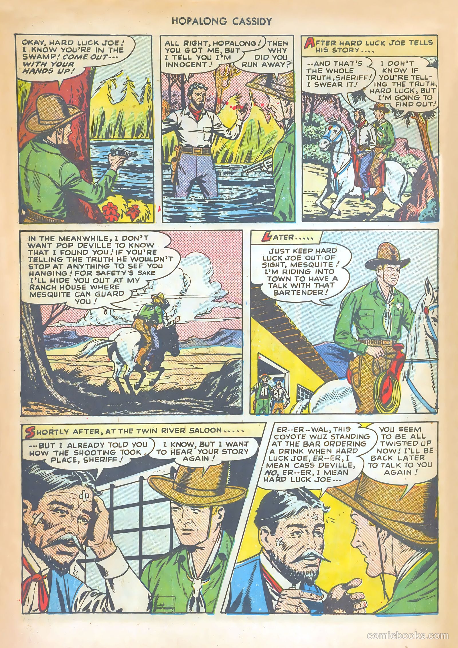 Hopalong Cassidy #29 (1949) — page 22 of 52