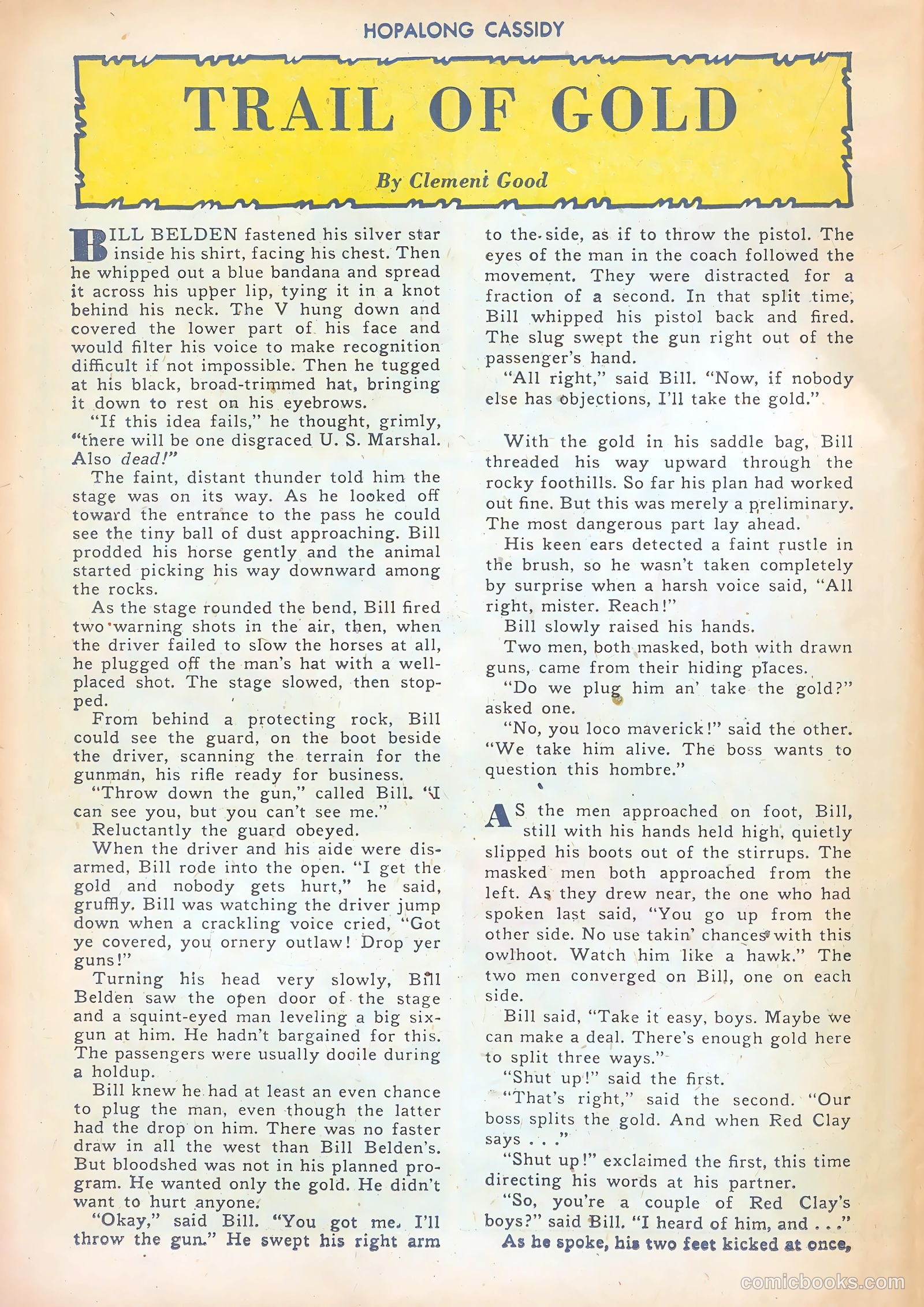 Hopalong Cassidy #29 (1949) — page 38 of 52