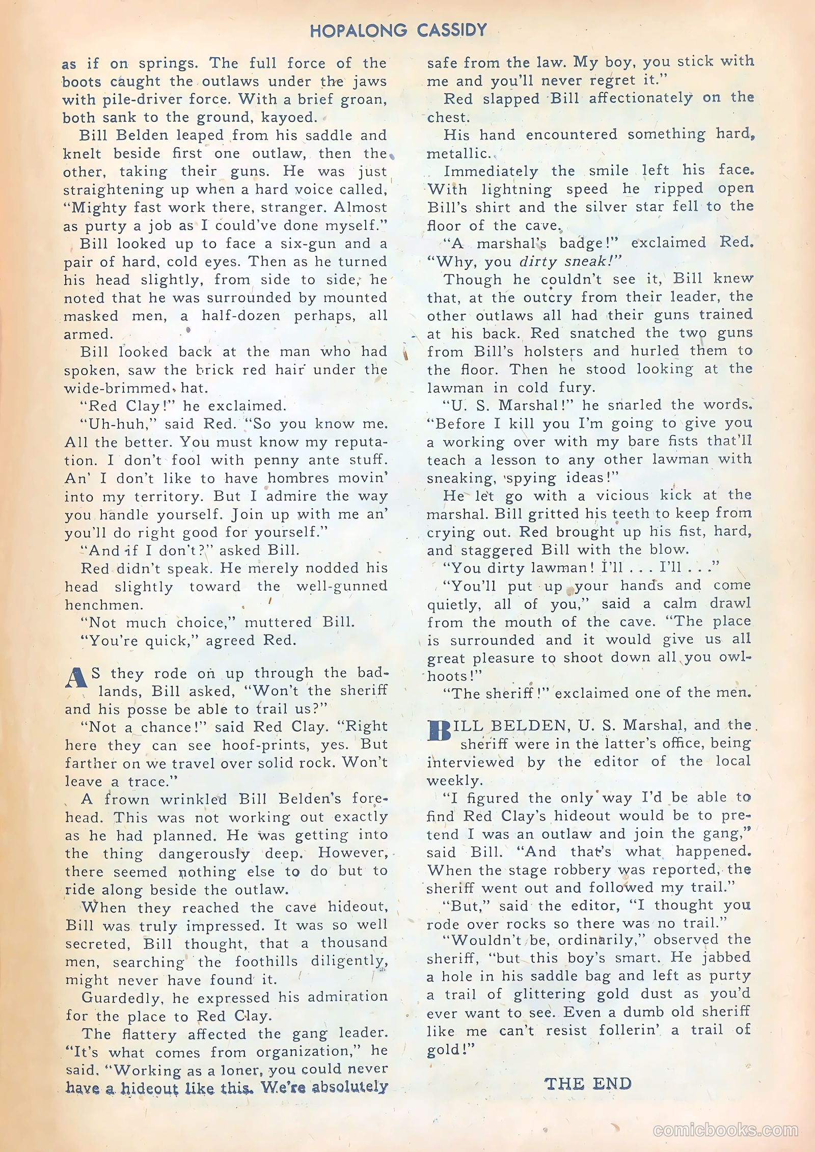 Hopalong Cassidy #29 (1949) — page 39 of 52