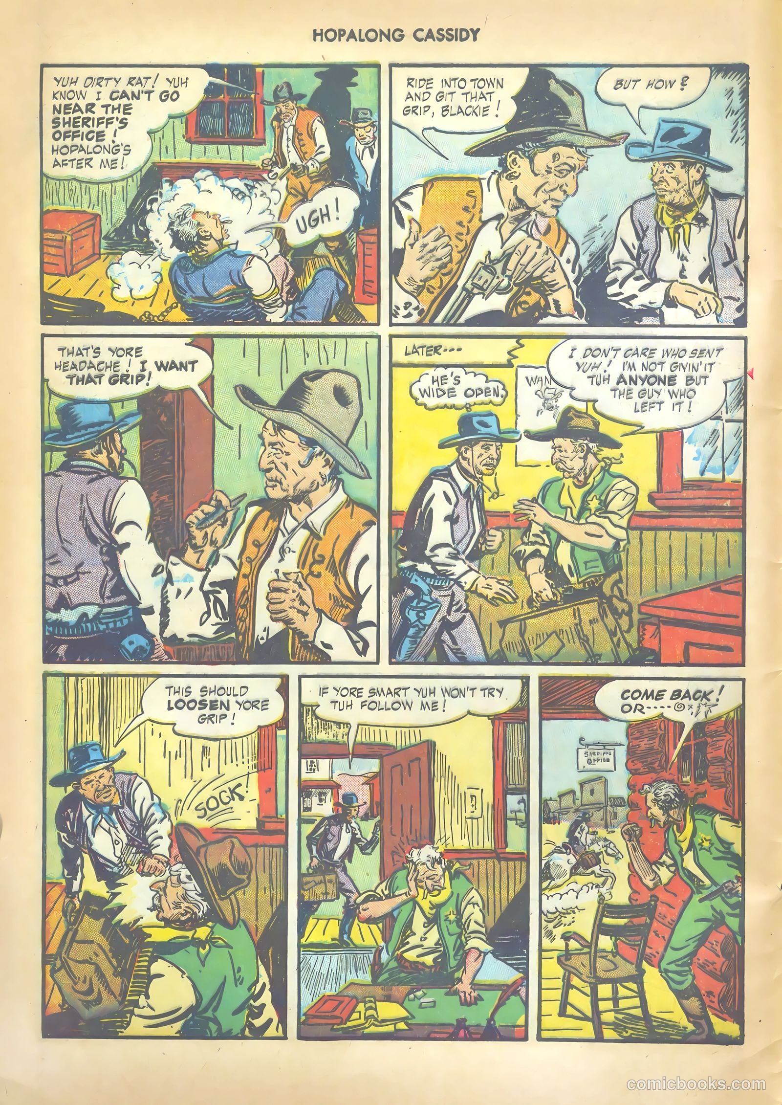 Hopalong Cassidy #3 (1946) — page 8 of 52