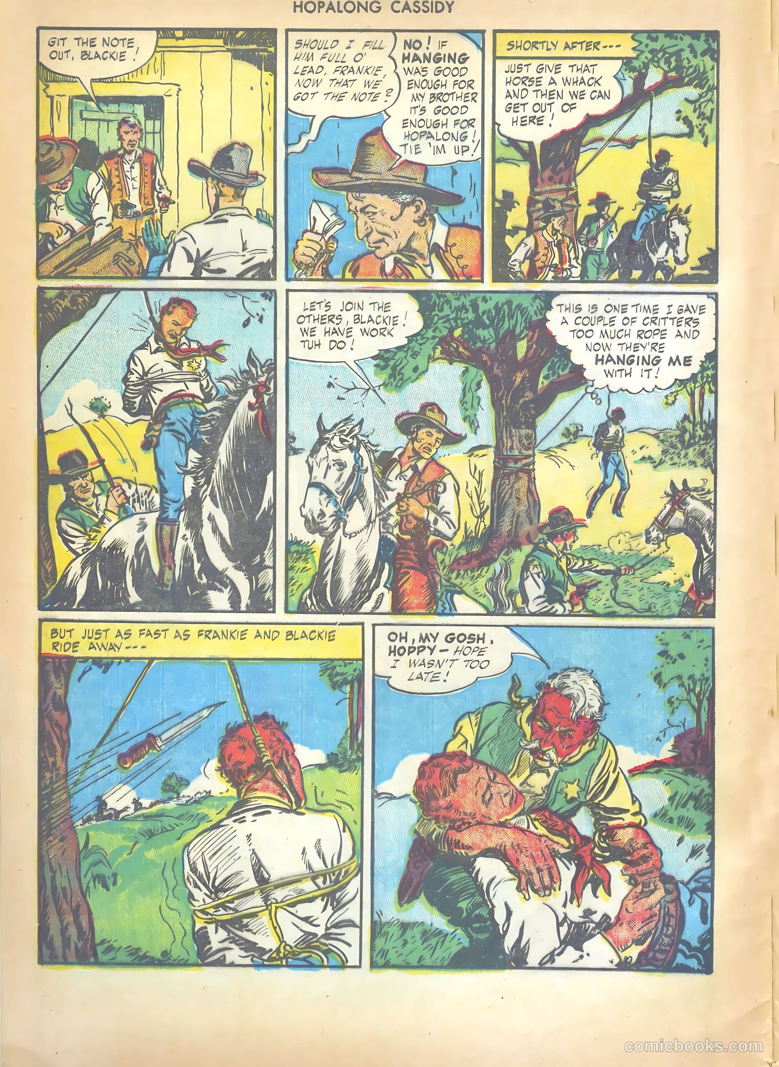 Hopalong Cassidy #3 (1946) — page 12 of 52