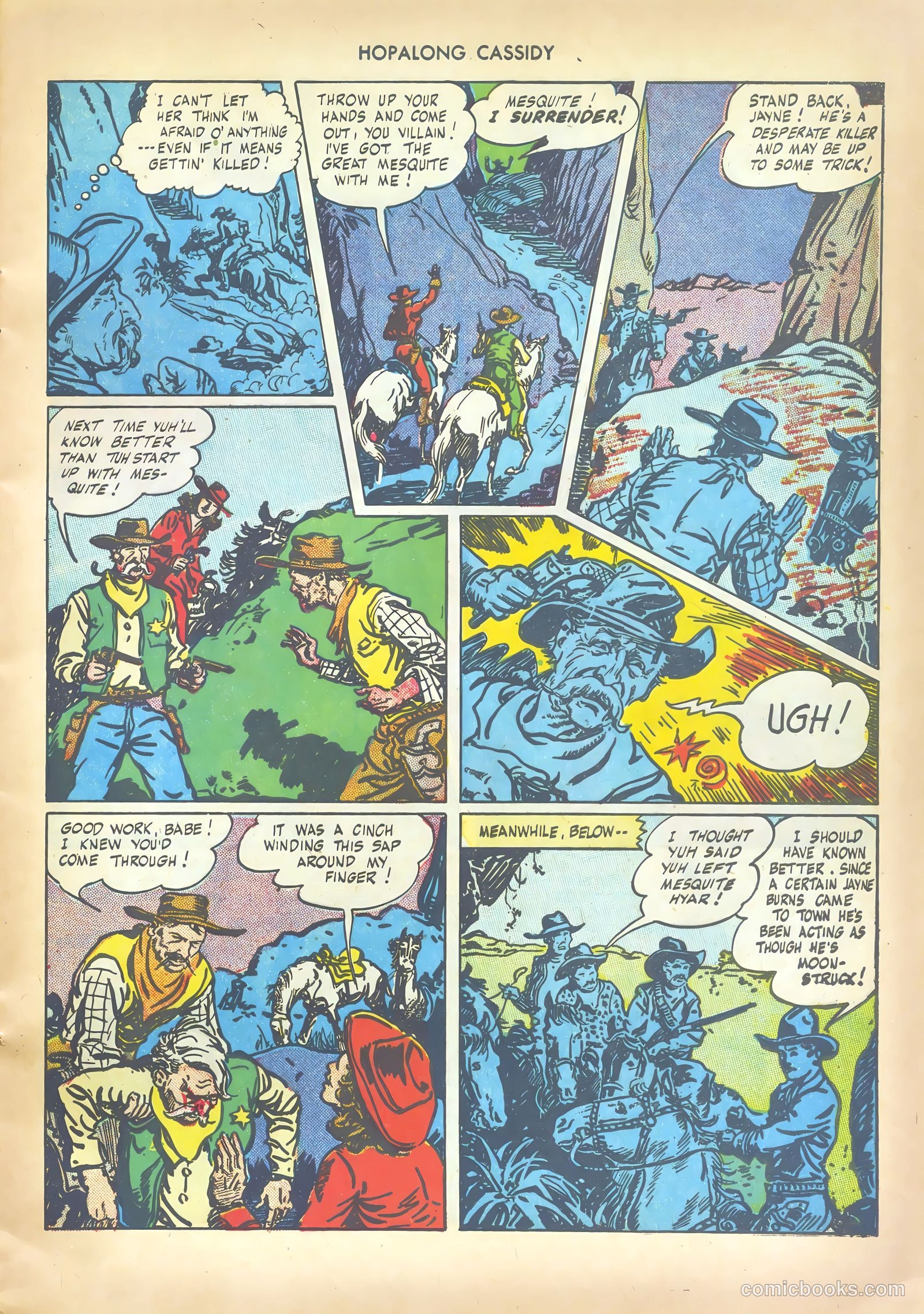 Hopalong Cassidy #3 (1946) — page 21 of 52