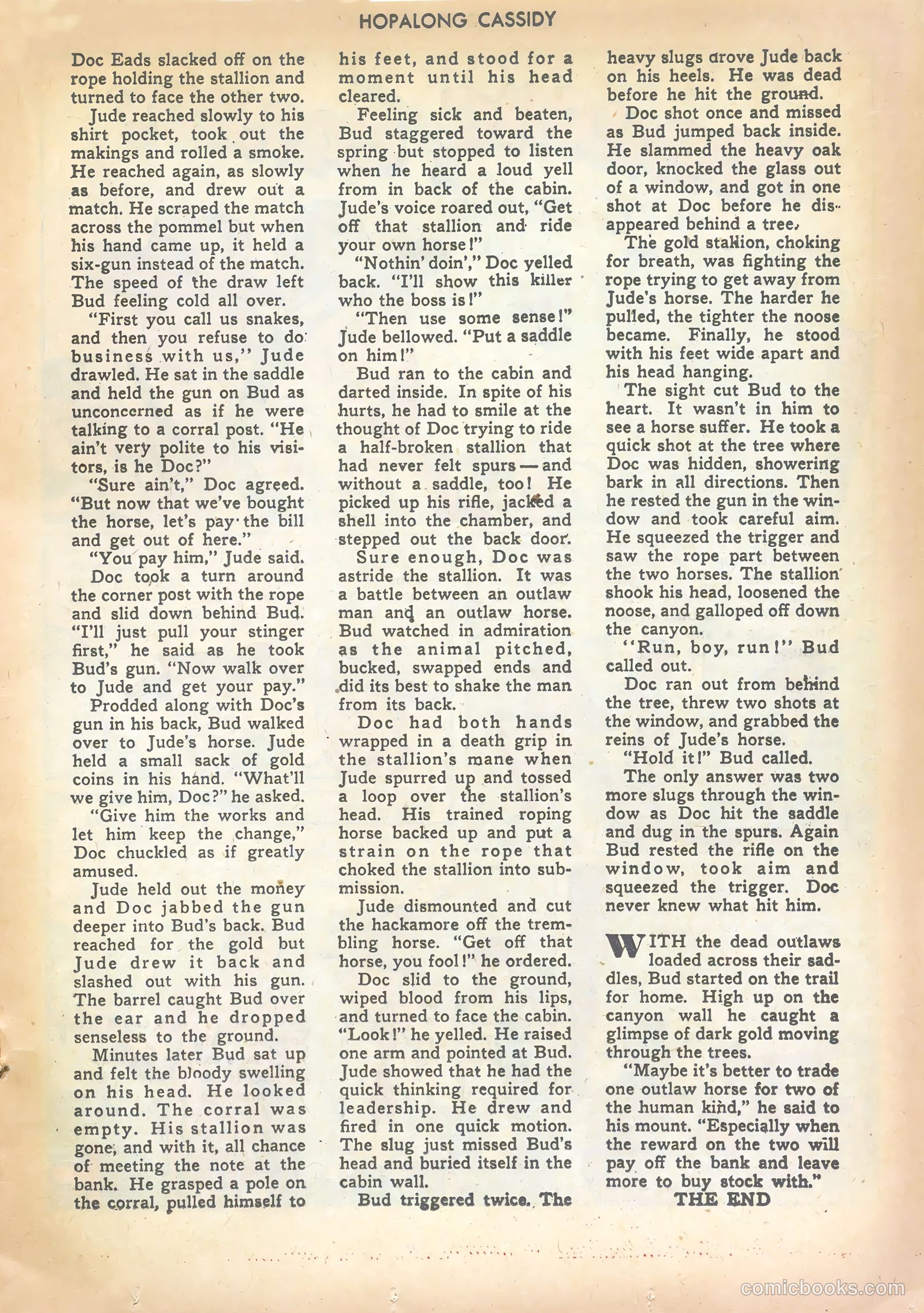 Hopalong Cassidy #3 (1946) — page 25 of 52
