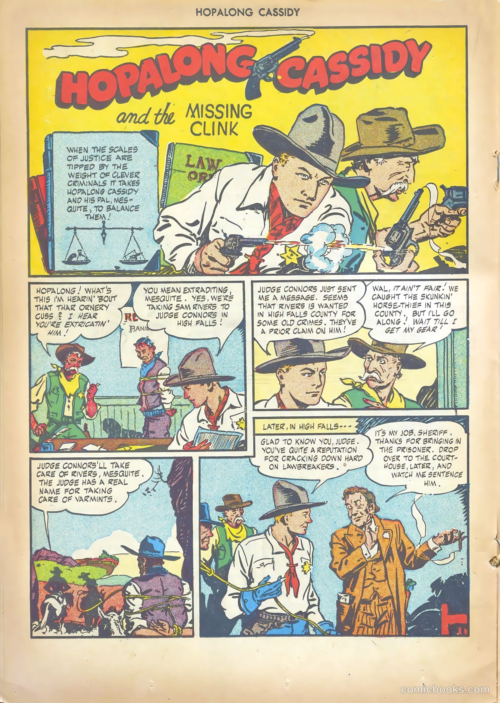 Hopalong Cassidy #3 (1946) — page 26 of 52