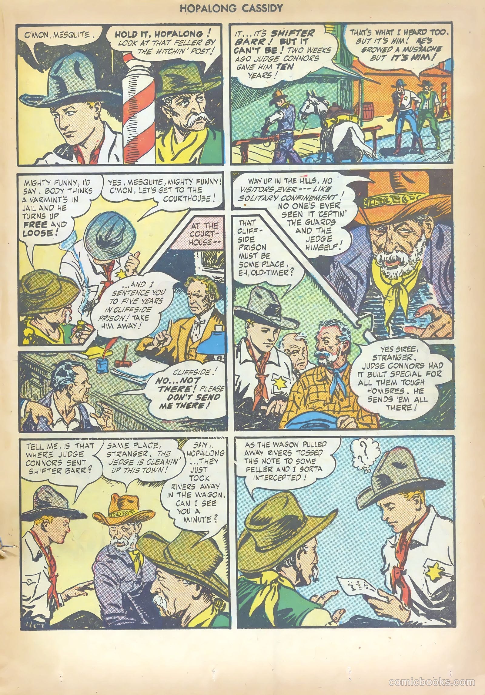 Hopalong Cassidy #3 (1946) — page 27 of 52