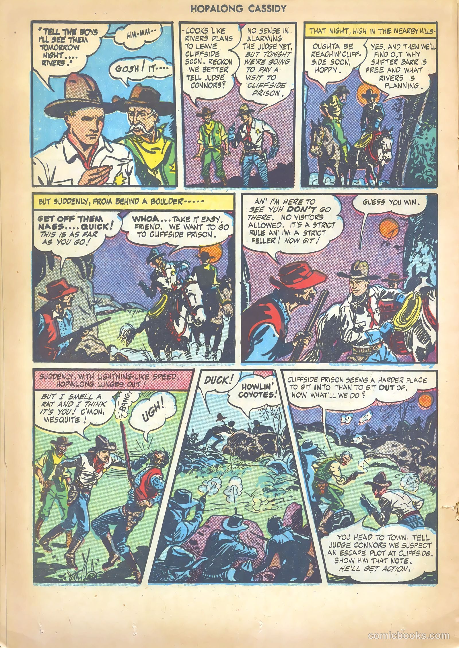 Hopalong Cassidy #3 (1946) — page 28 of 52