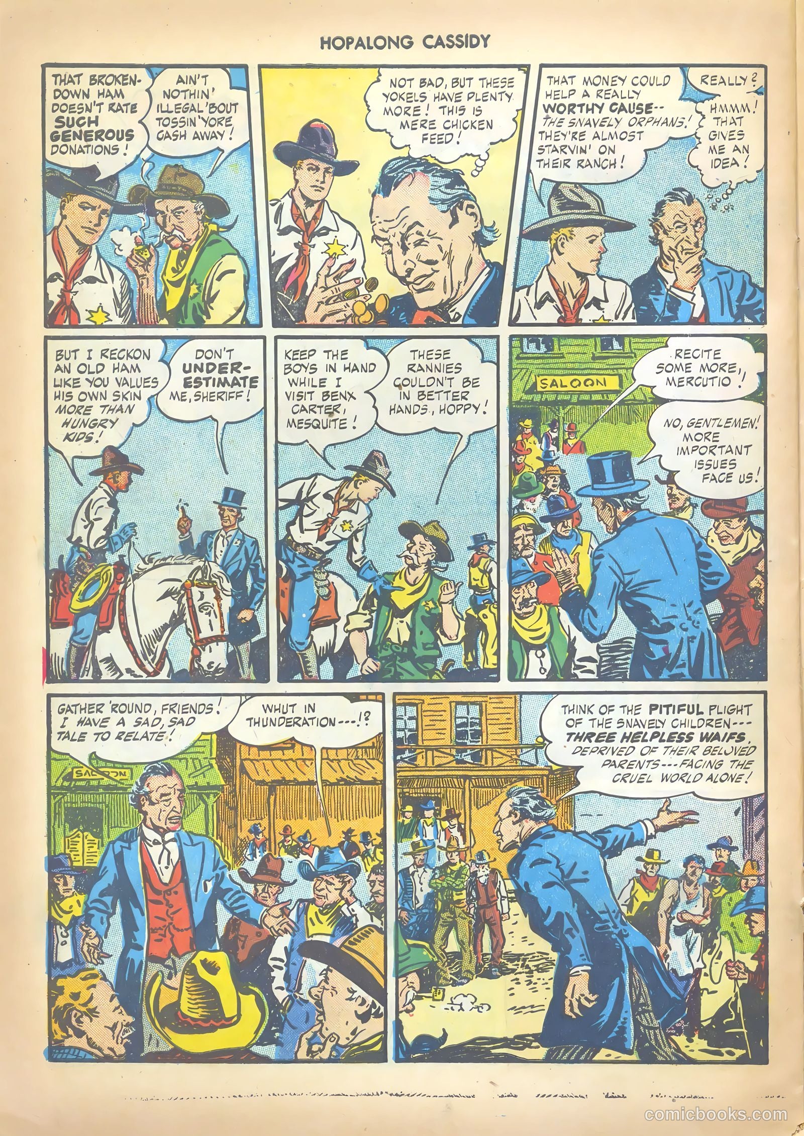Hopalong Cassidy #3 (1946) — page 34 of 52