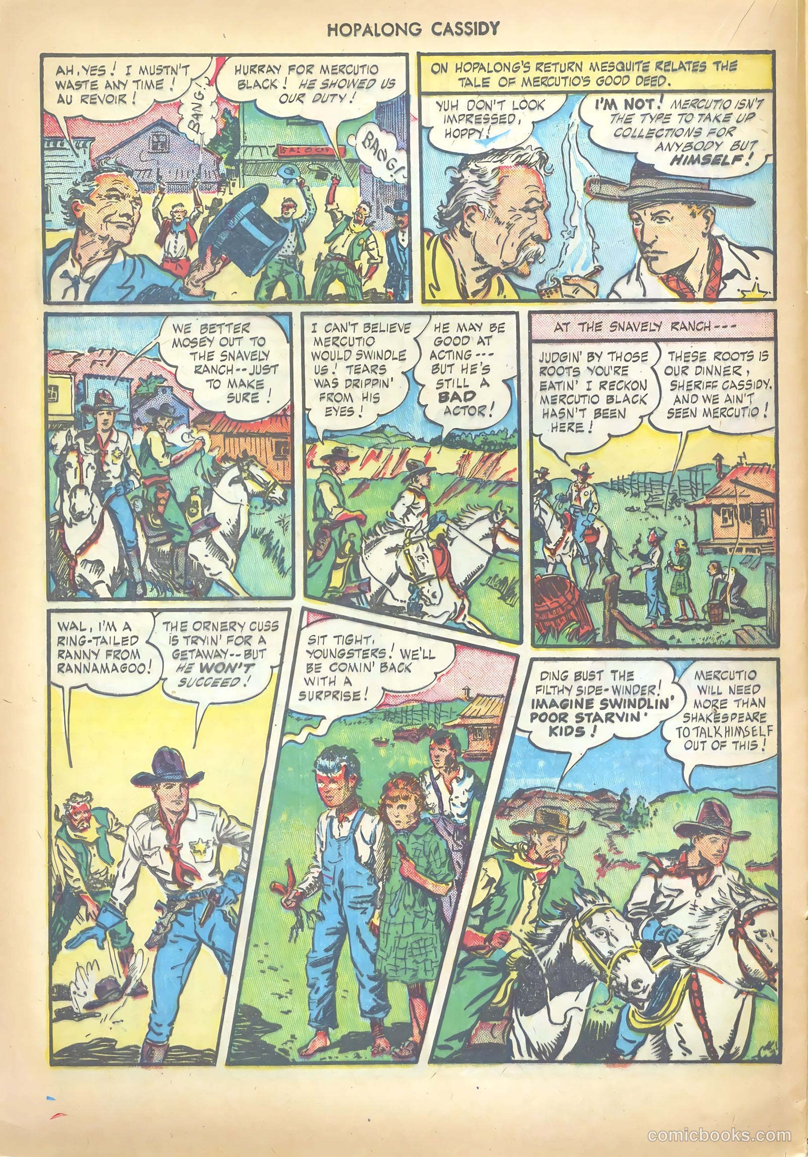Hopalong Cassidy #3 (1946) — page 36 of 52