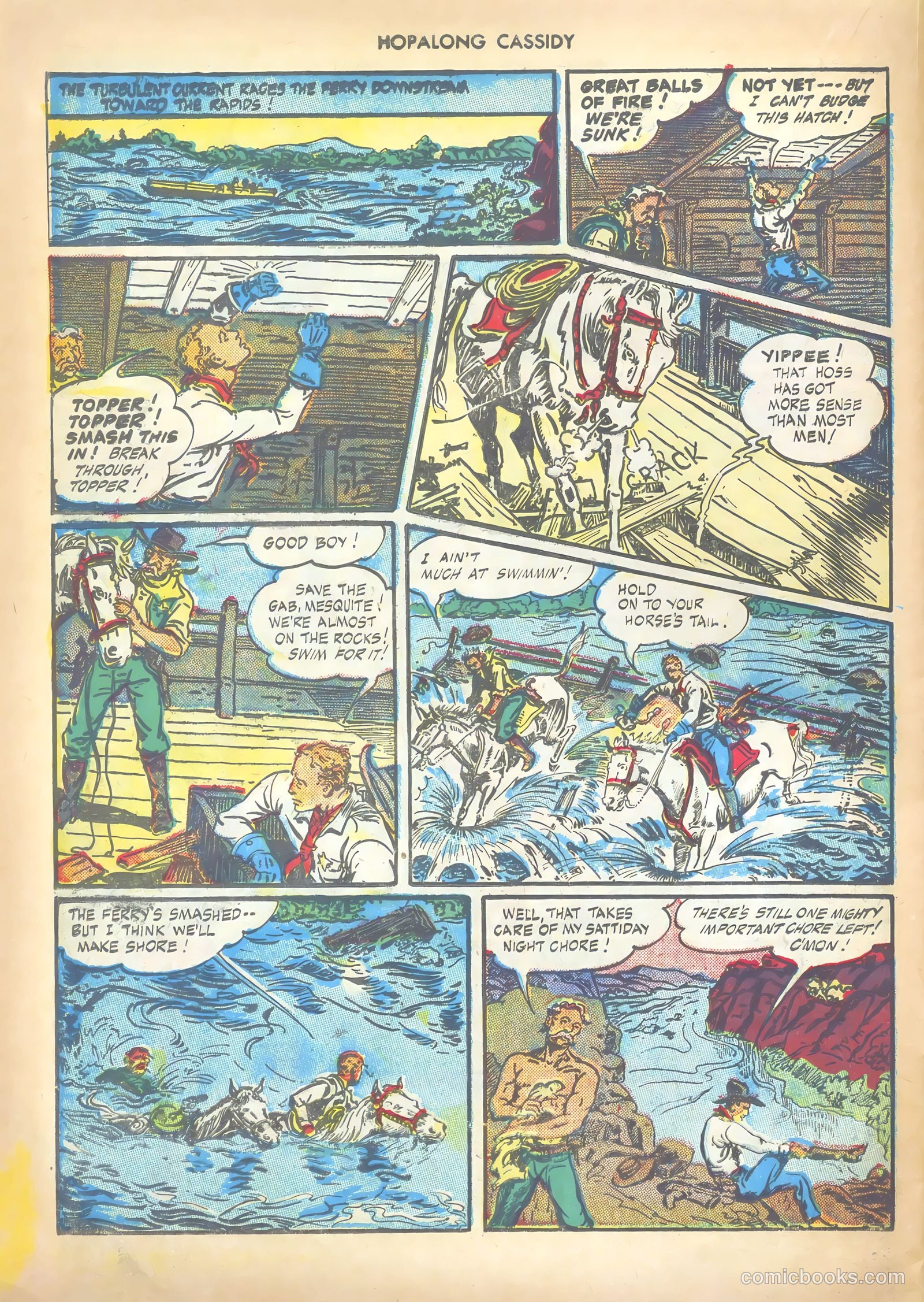 Hopalong Cassidy #3 (1946) — page 38 of 52