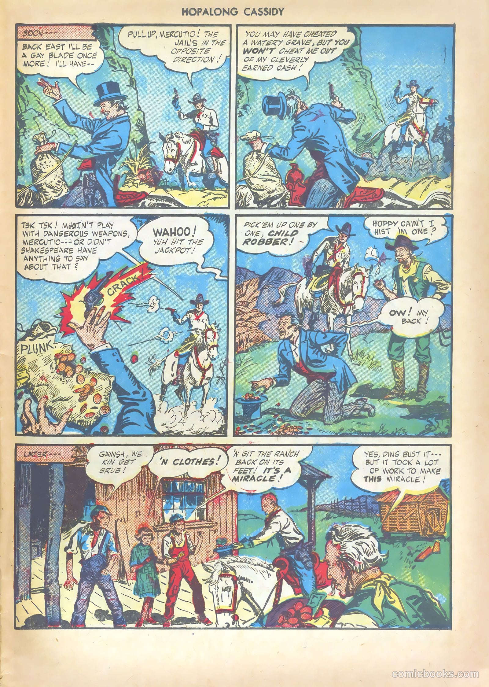 Hopalong Cassidy #3 (1946) — page 39 of 52