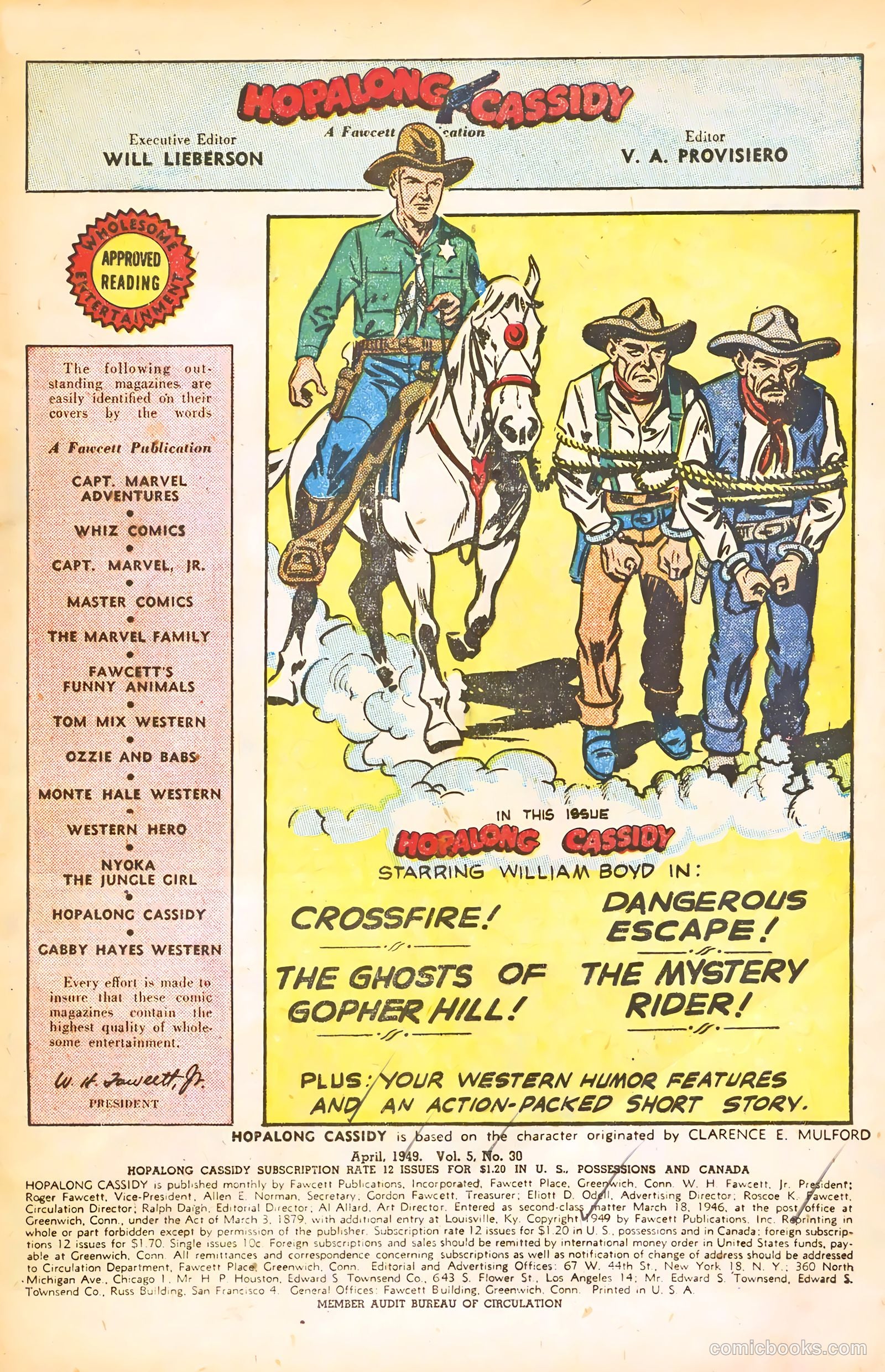 Hopalong Cassidy #30 (1949) — page 3 of 52