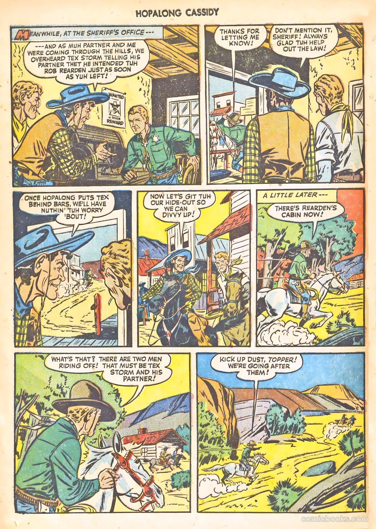 Hopalong Cassidy #30 (1949) — page 8 of 52