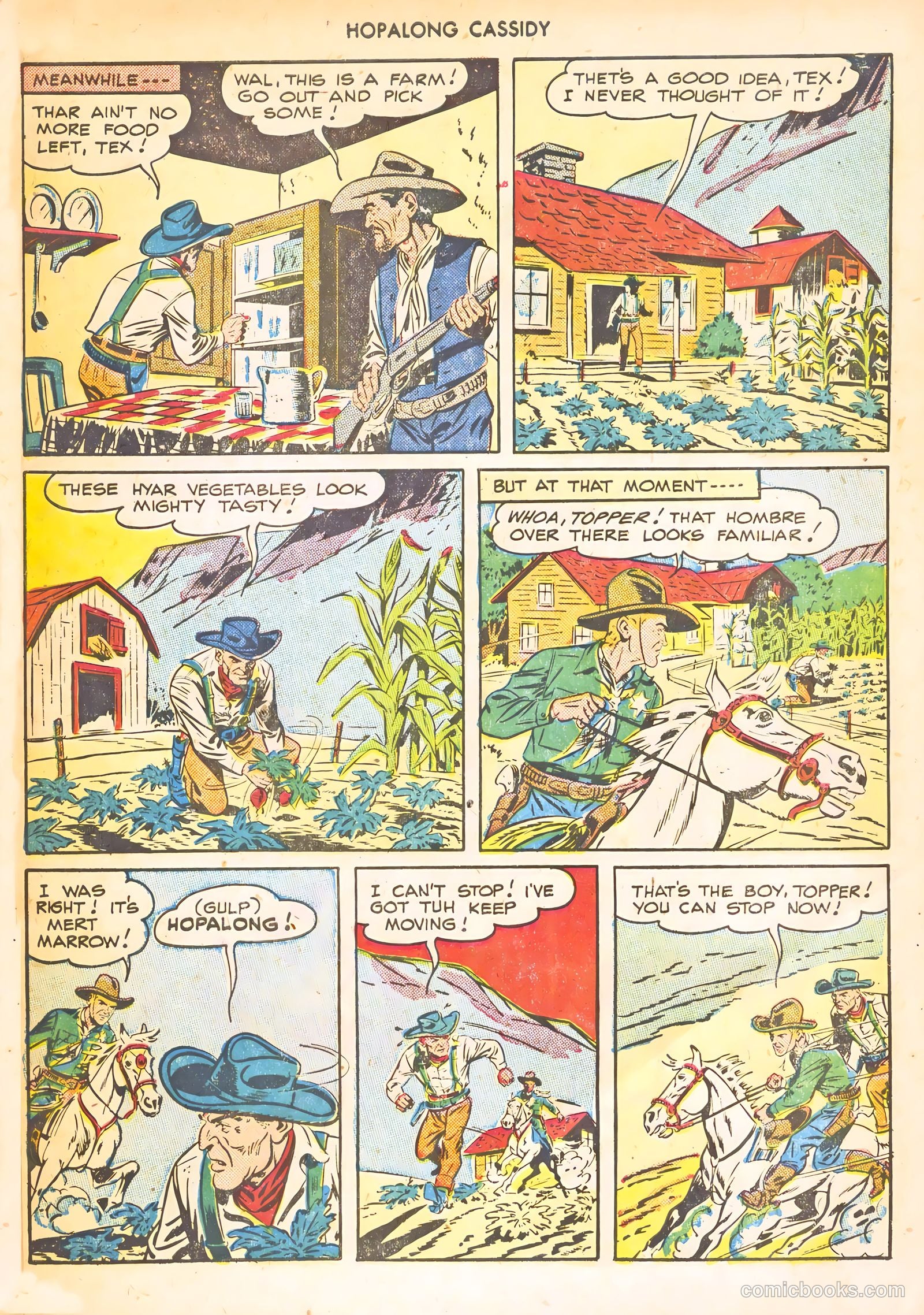 Hopalong Cassidy #30 (1949) — page 21 of 52