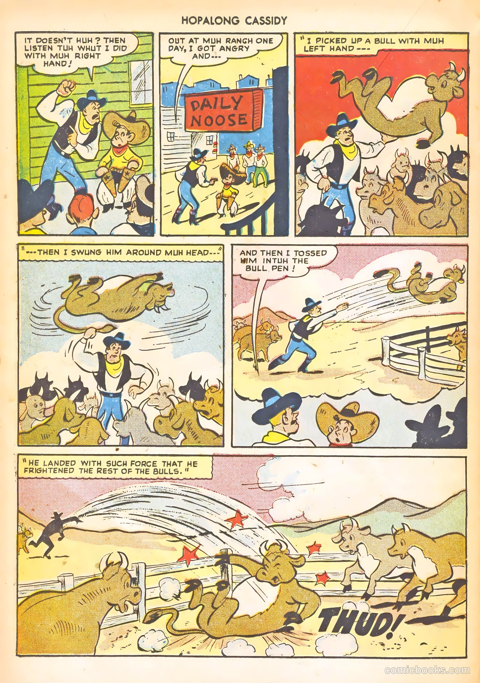 Hopalong Cassidy #30 (1949) — page 36 of 52