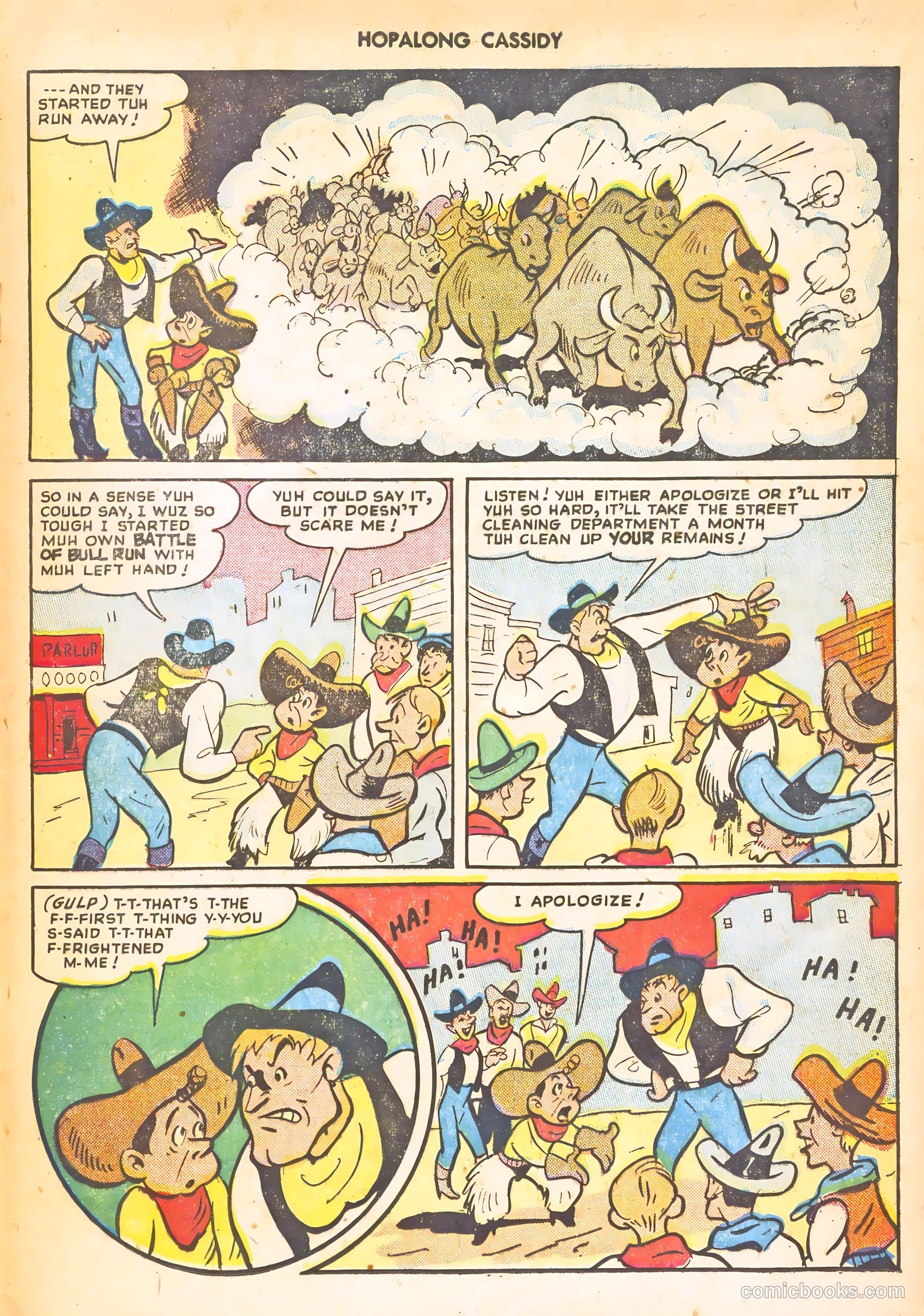 Hopalong Cassidy #30 (1949) — page 37 of 52