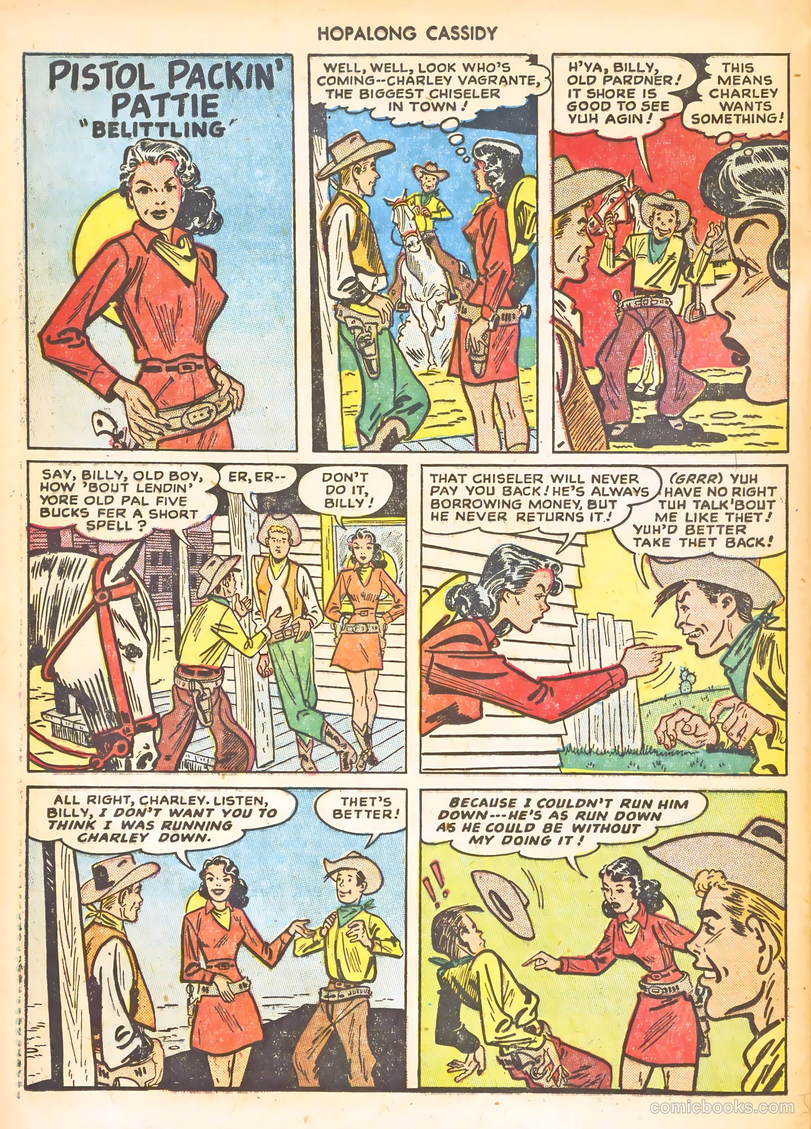 Hopalong Cassidy #30 (1949) — page 40 of 52
