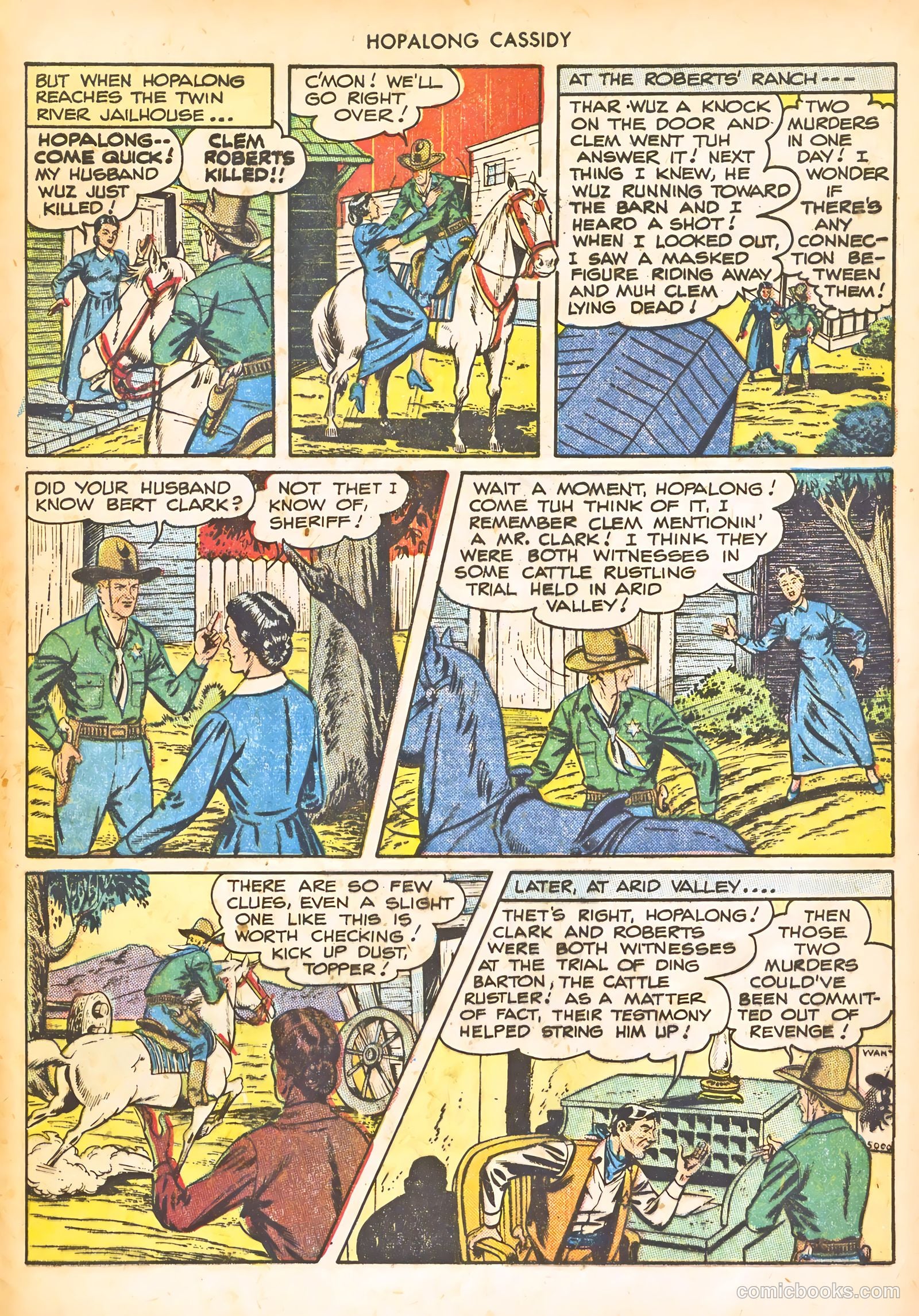 Hopalong Cassidy #30 (1949) — page 43 of 52