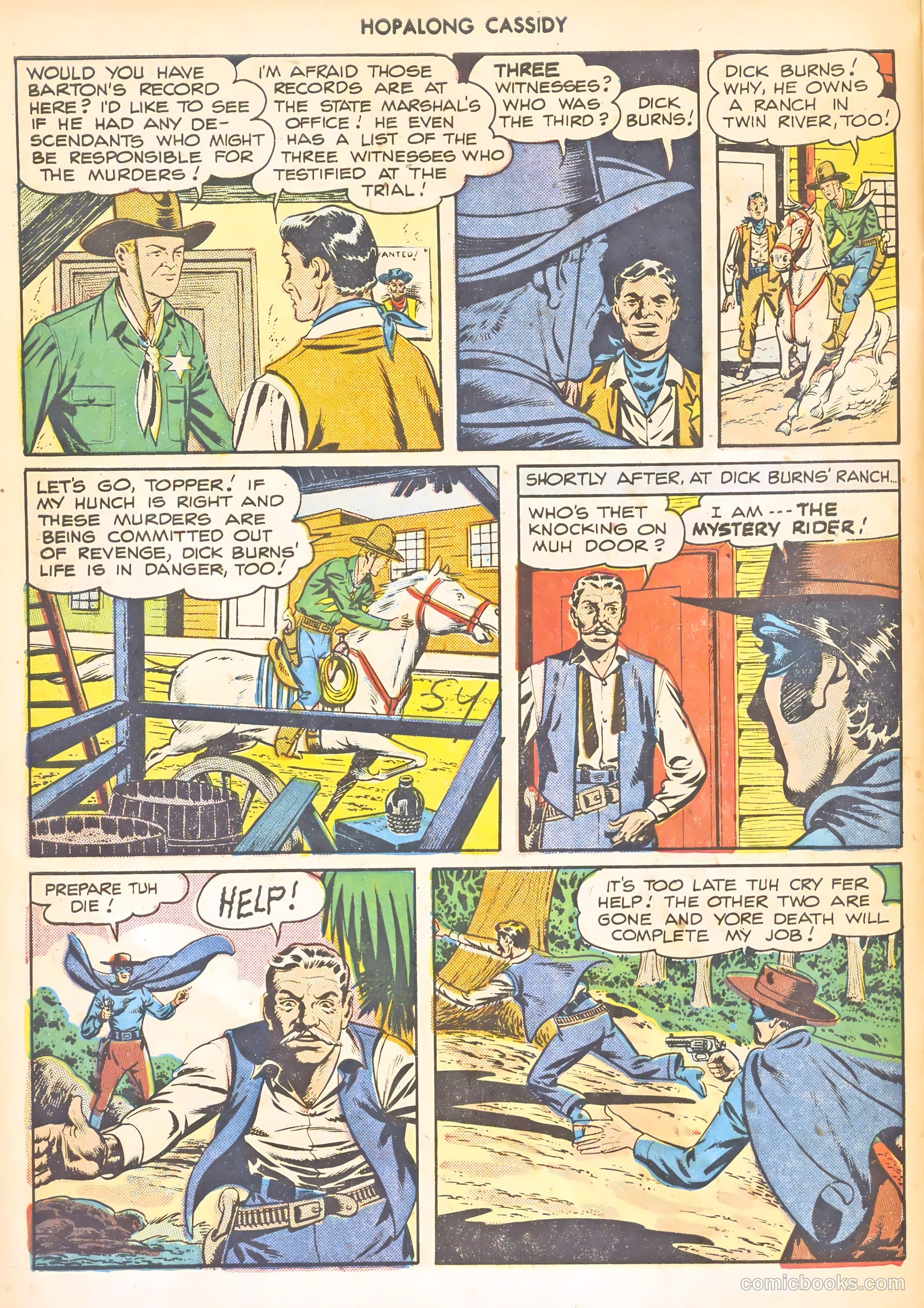 Hopalong Cassidy #30 (1949) — page 44 of 52