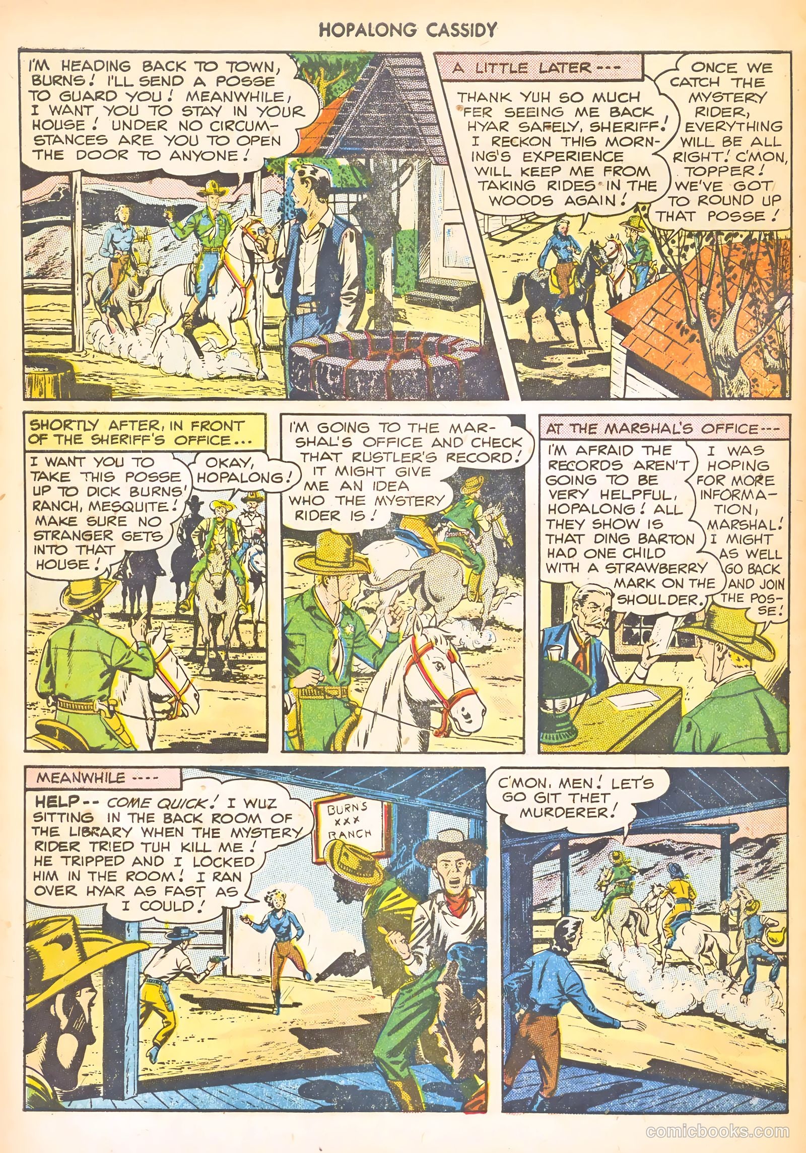 Hopalong Cassidy #30 (1949) — page 46 of 52