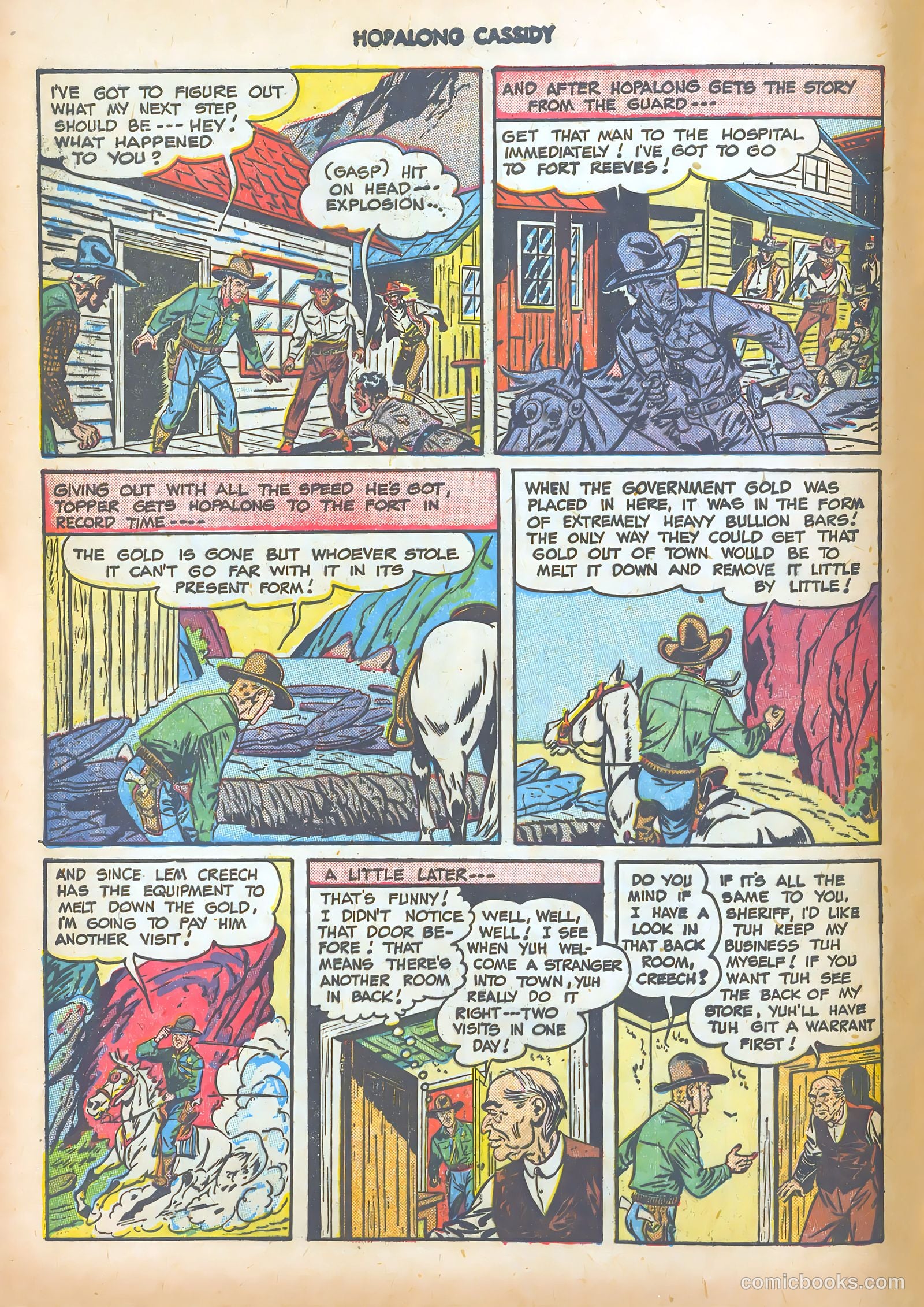 Hopalong Cassidy #31 (1949) — page 8 of 52
