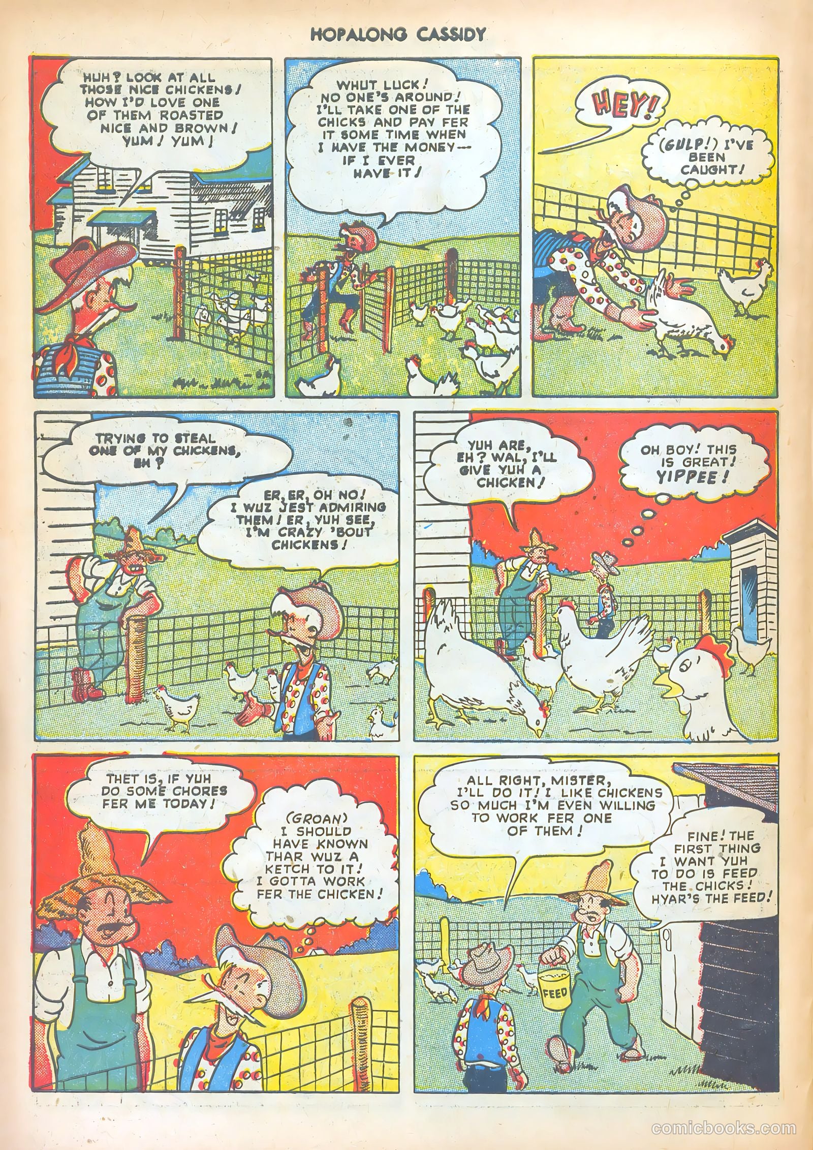Hopalong Cassidy #31 (1949) — page 32 of 52