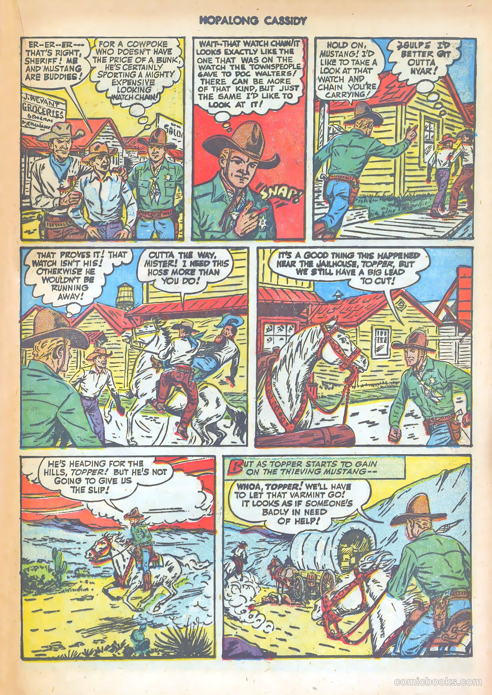 Hopalong Cassidy #31 (1949) — page 37 of 52