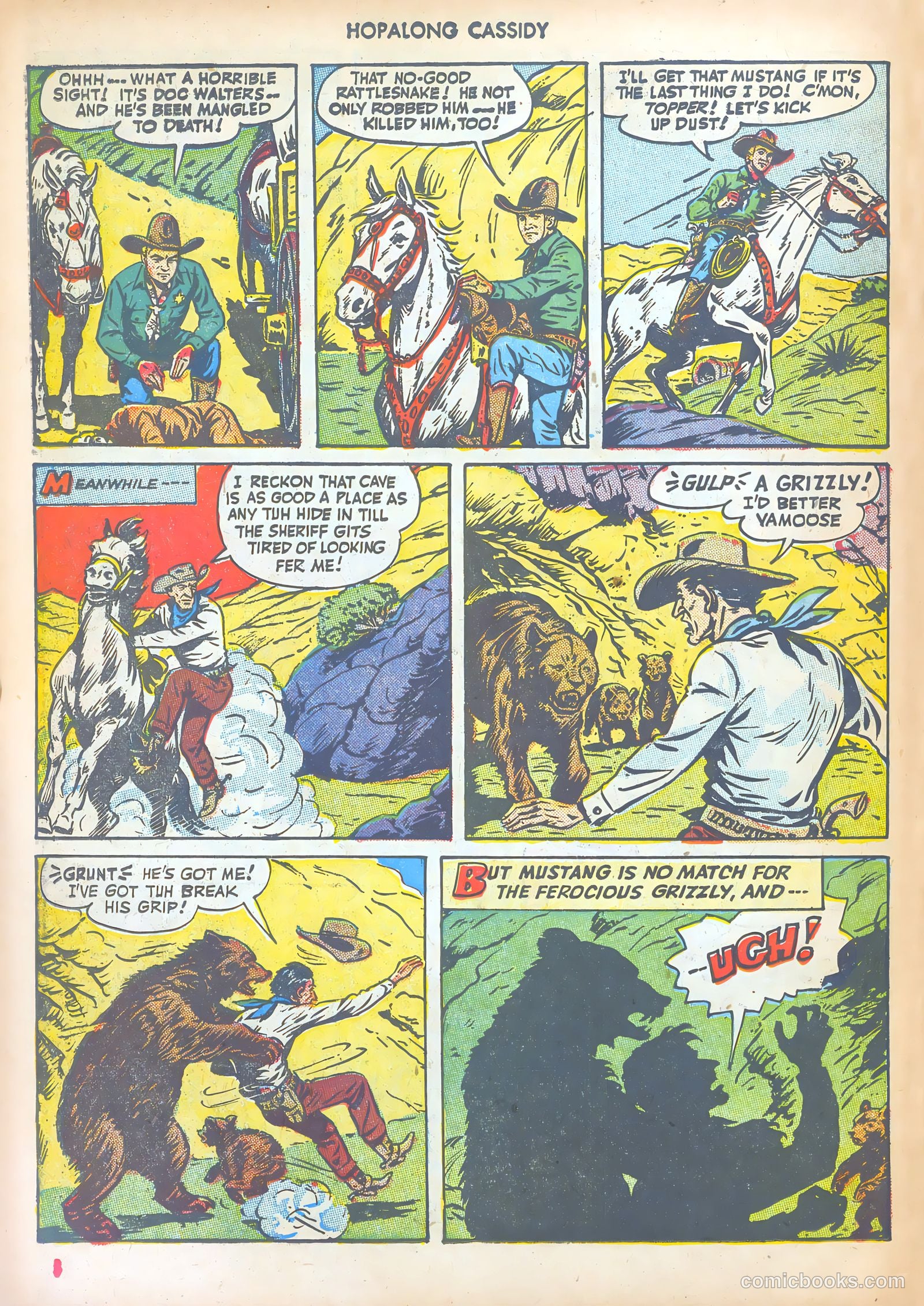 Hopalong Cassidy #31 (1949) — page 38 of 52