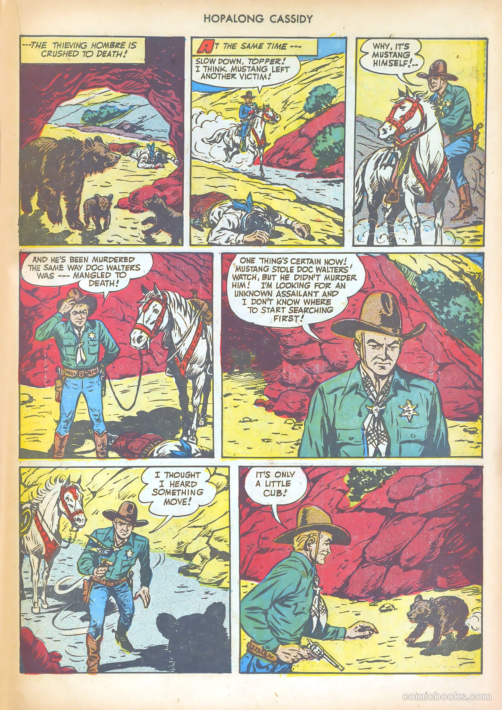 Hopalong Cassidy #31 (1949) — page 39 of 52