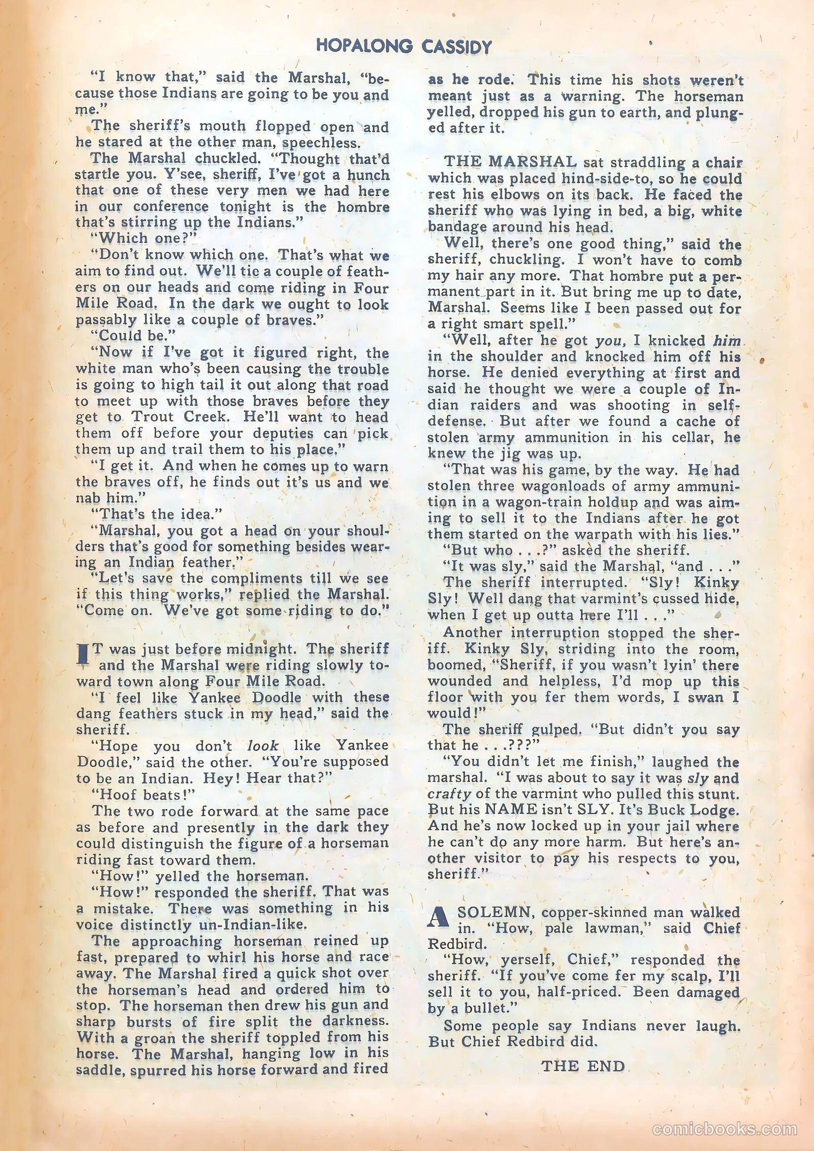 Hopalong Cassidy #31 (1949) — page 43 of 52