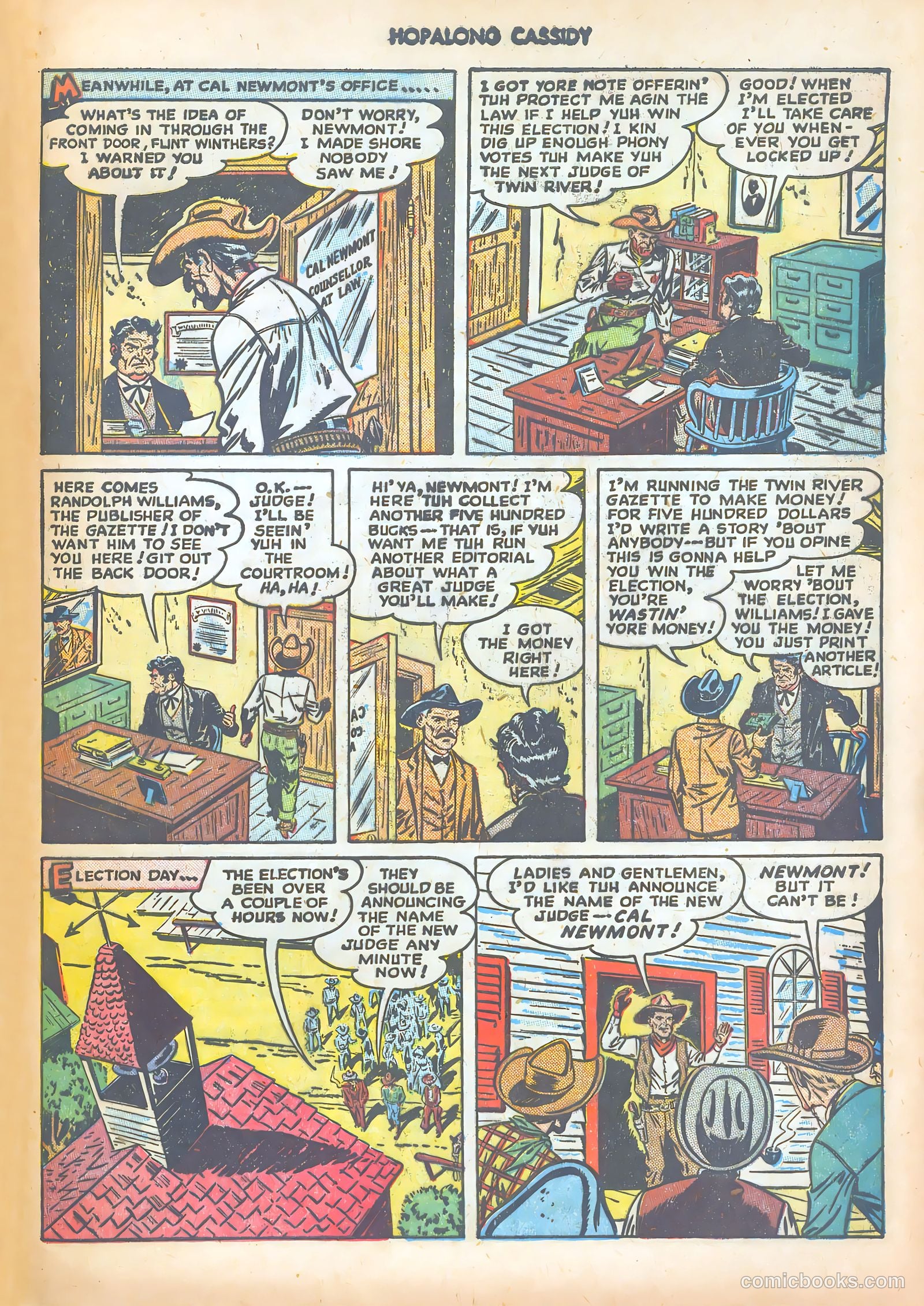 Hopalong Cassidy #31 (1949) — page 45 of 52