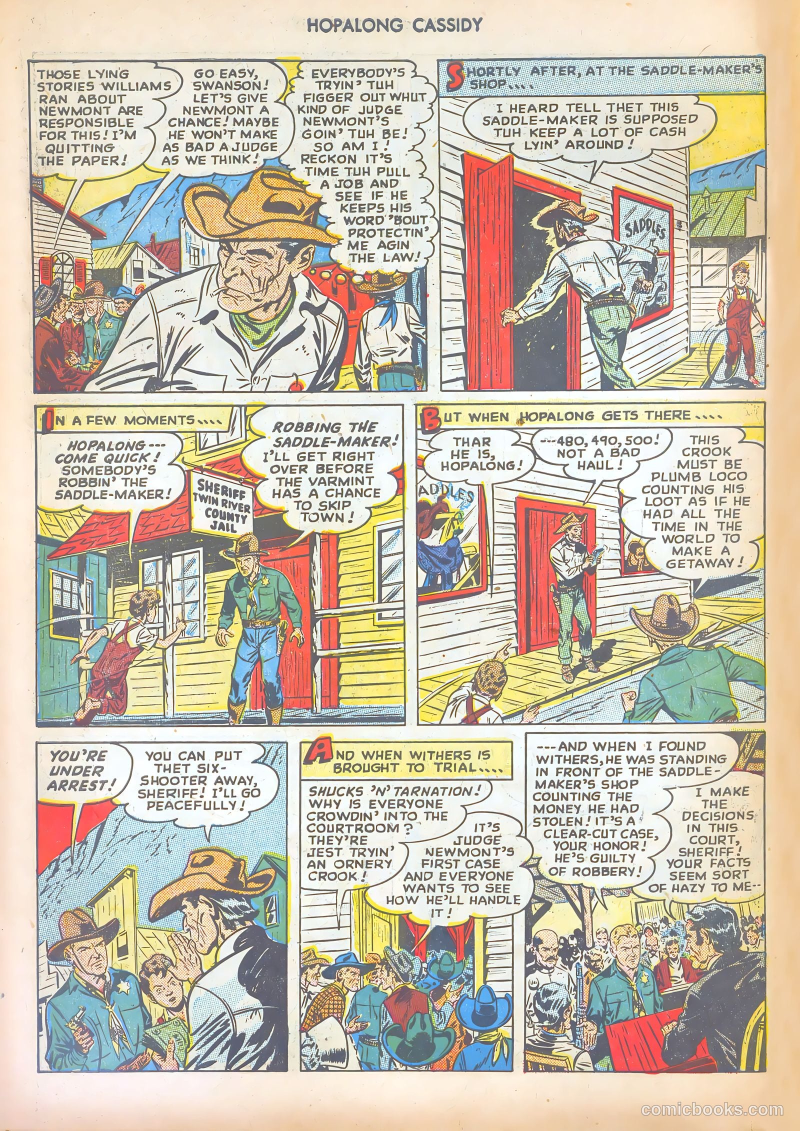 Hopalong Cassidy #31 (1949) — page 46 of 52