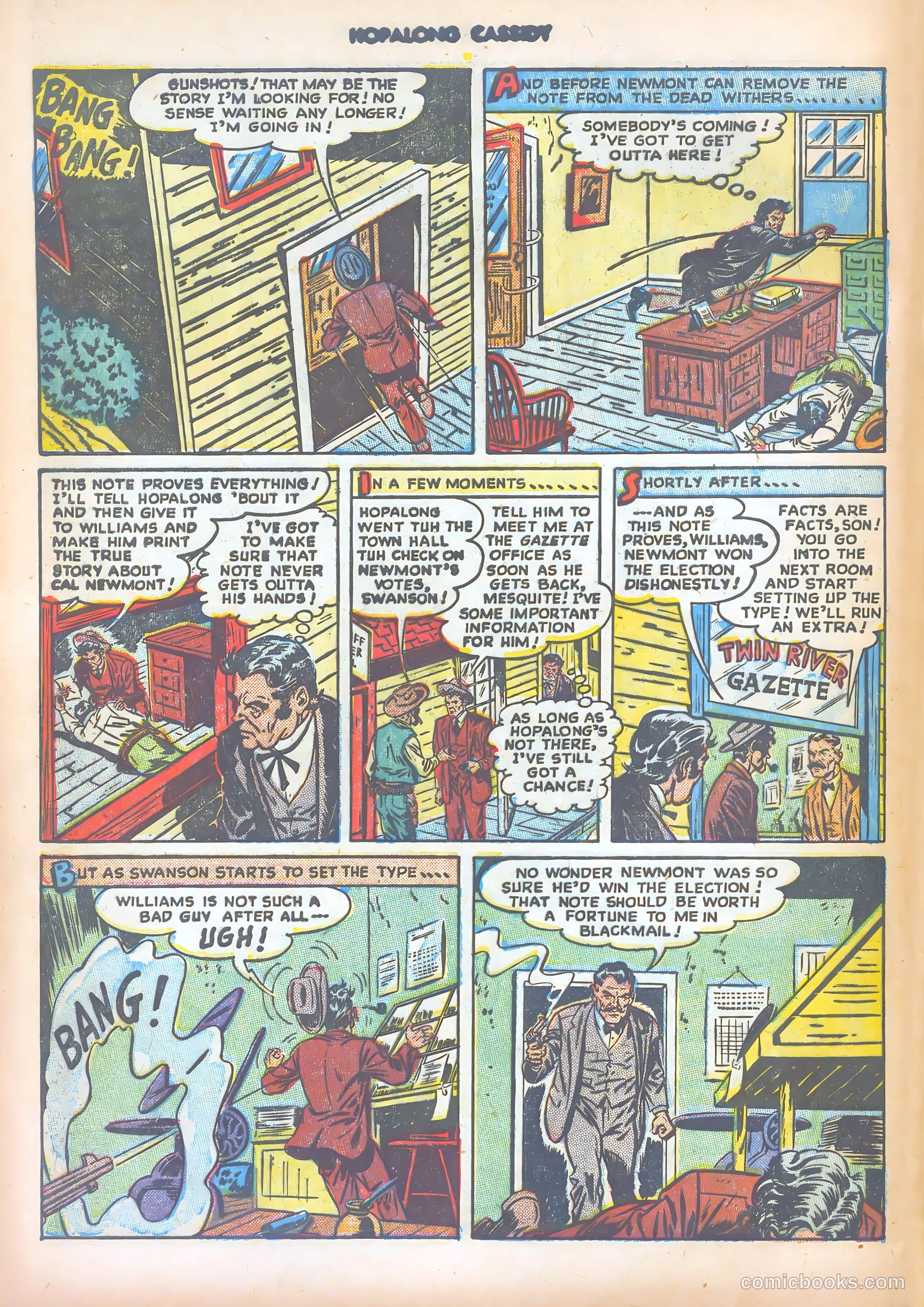 Hopalong Cassidy #31 (1949) — page 48 of 52
