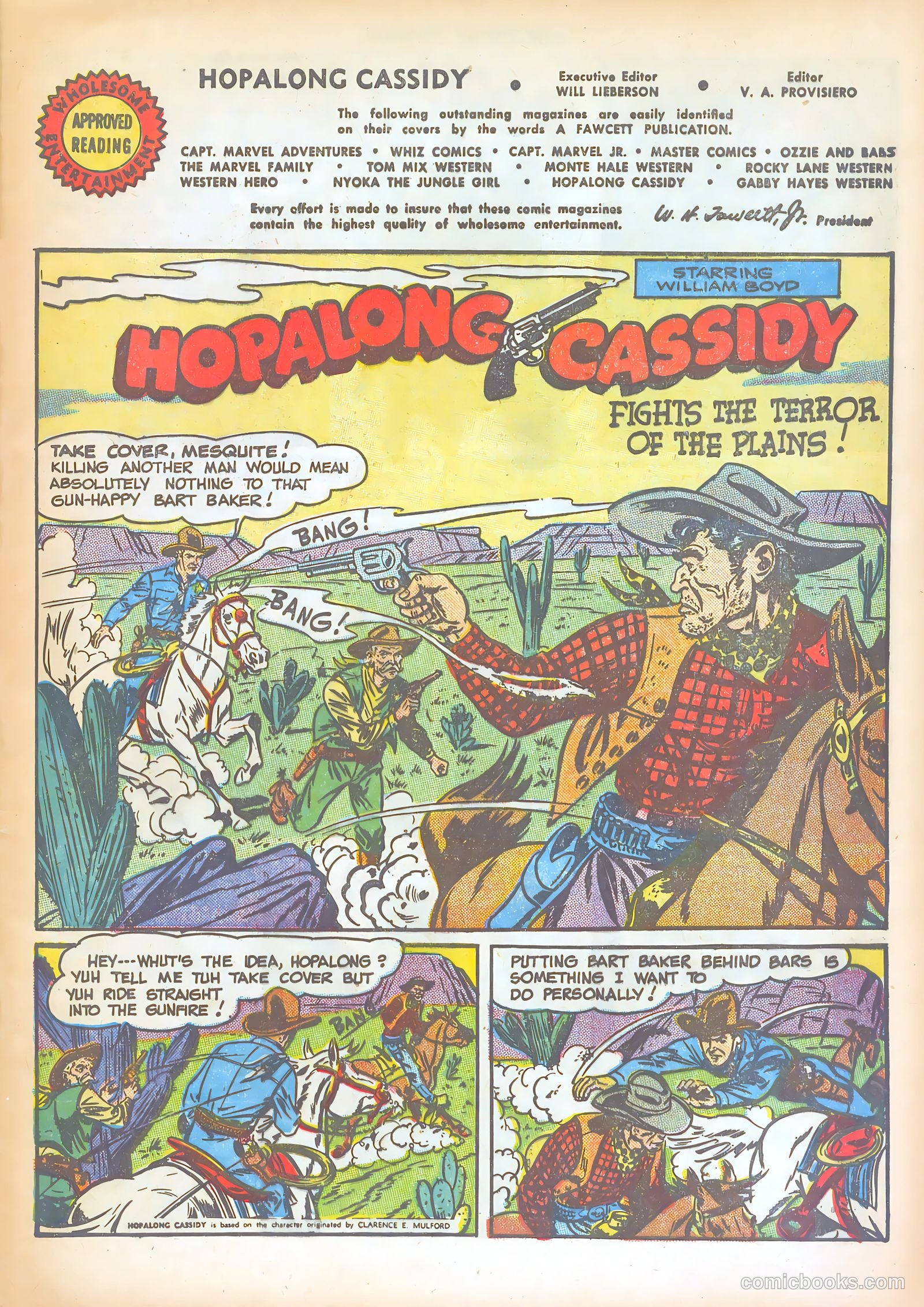 Hopalong Cassidy #32 (1949) — page 3 of 36