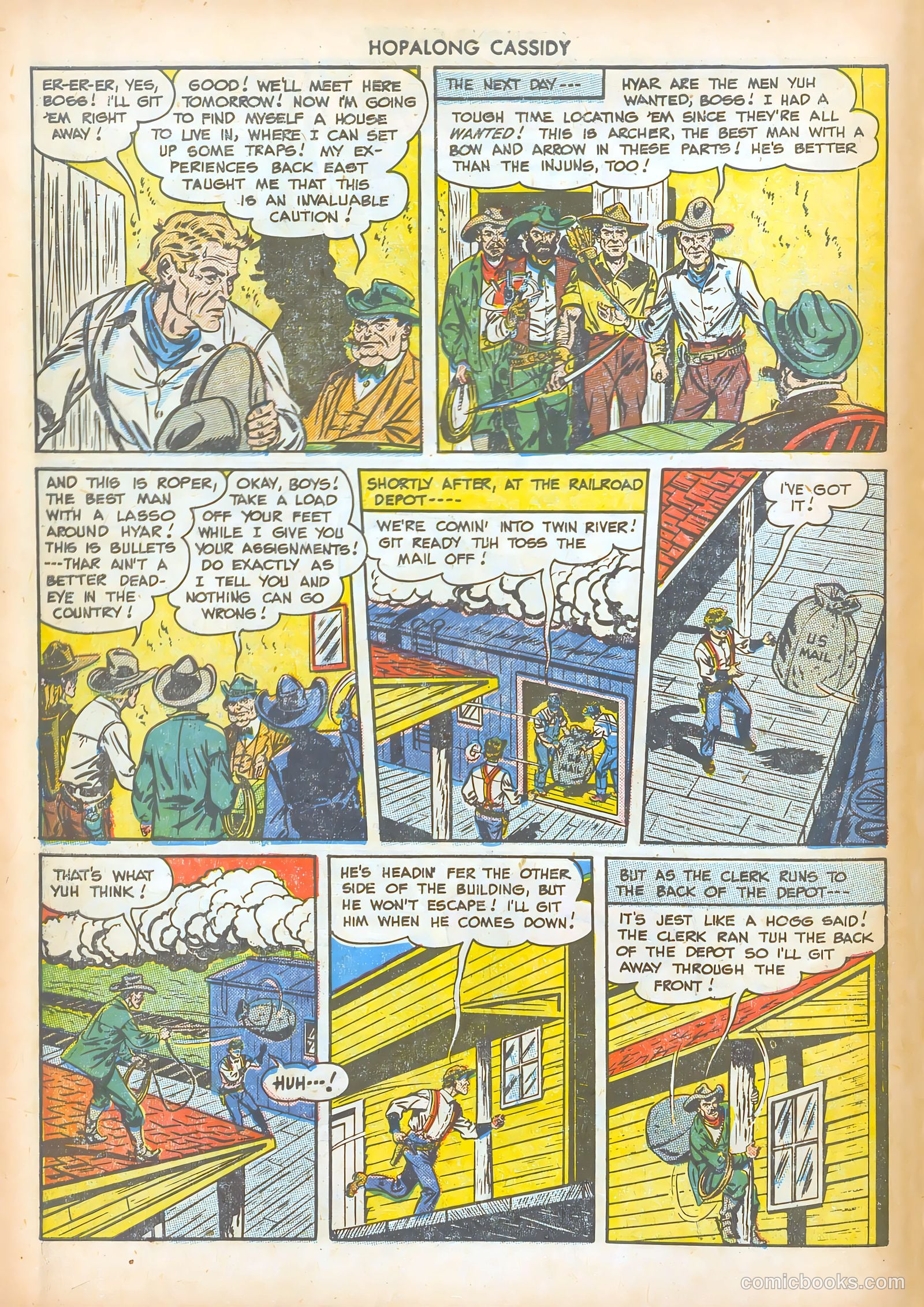 Hopalong Cassidy #32 (1949) — page 6 of 36