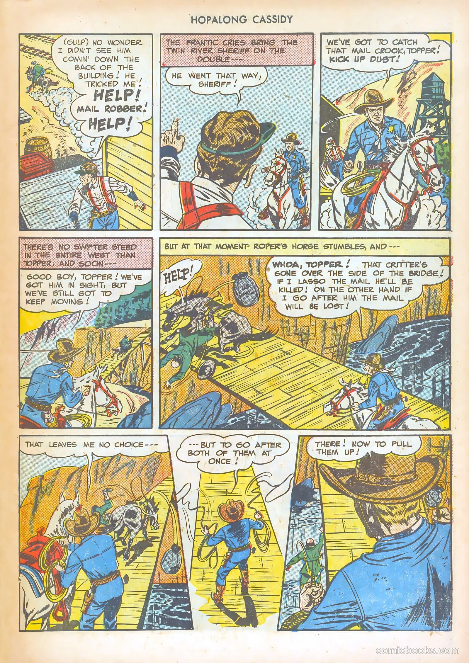 Hopalong Cassidy #32 (1949) — page 7 of 36