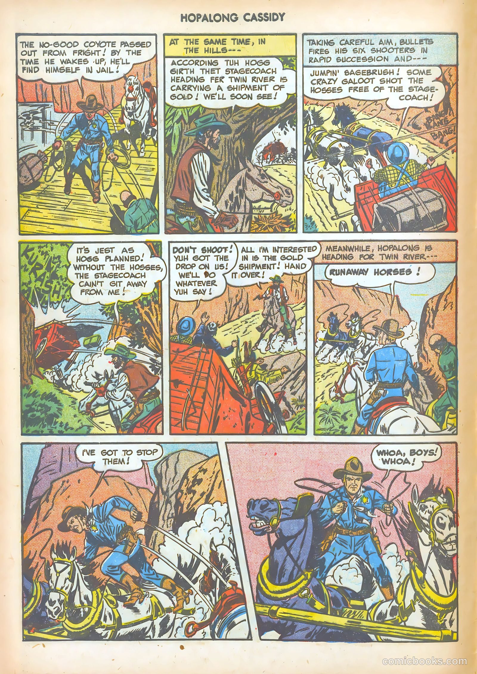 Hopalong Cassidy #32 (1949) — page 8 of 36