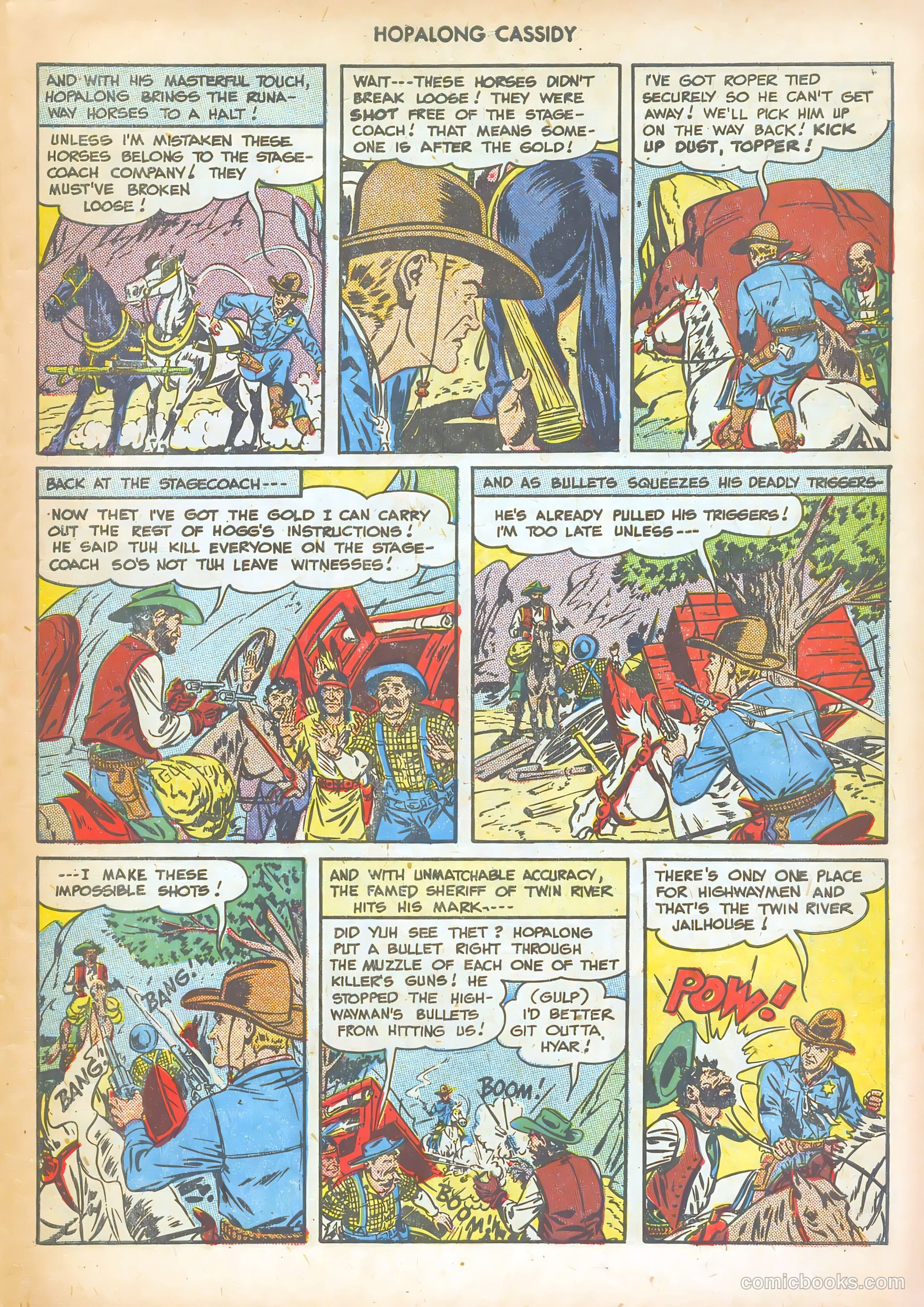 Hopalong Cassidy #32 (1949) — page 9 of 36
