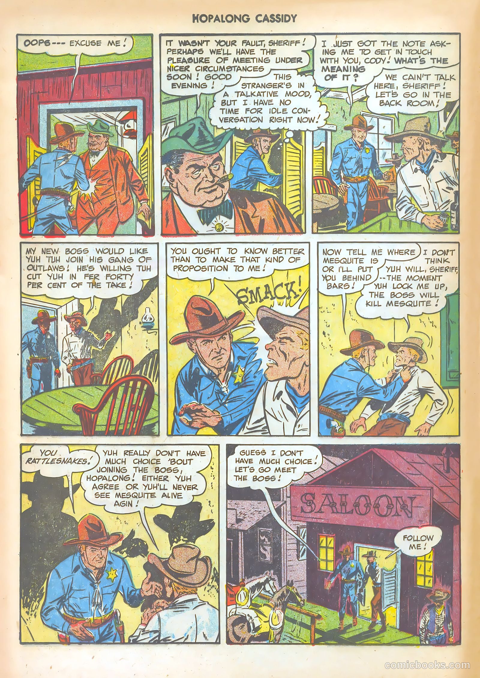 Hopalong Cassidy #32 (1949) — page 16 of 36