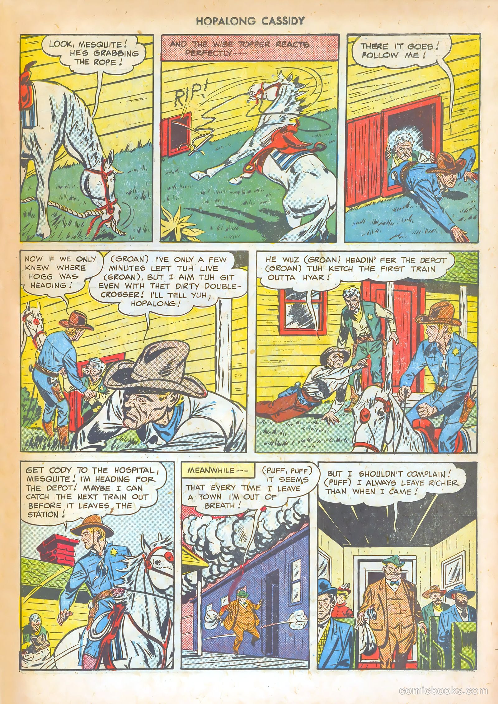 Hopalong Cassidy #32 (1949) — page 23 of 36