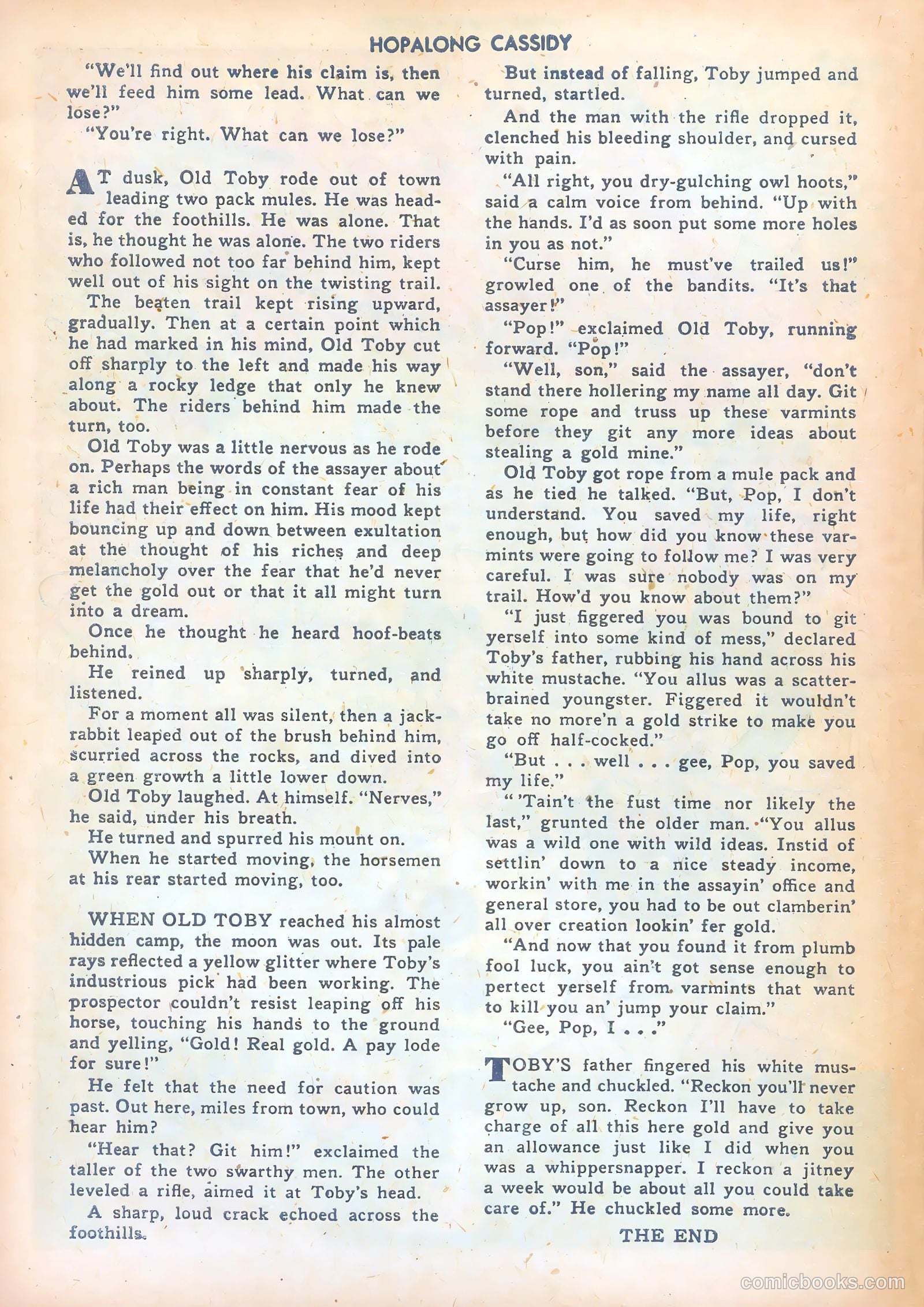 Hopalong Cassidy #32 (1949) — page 28 of 36