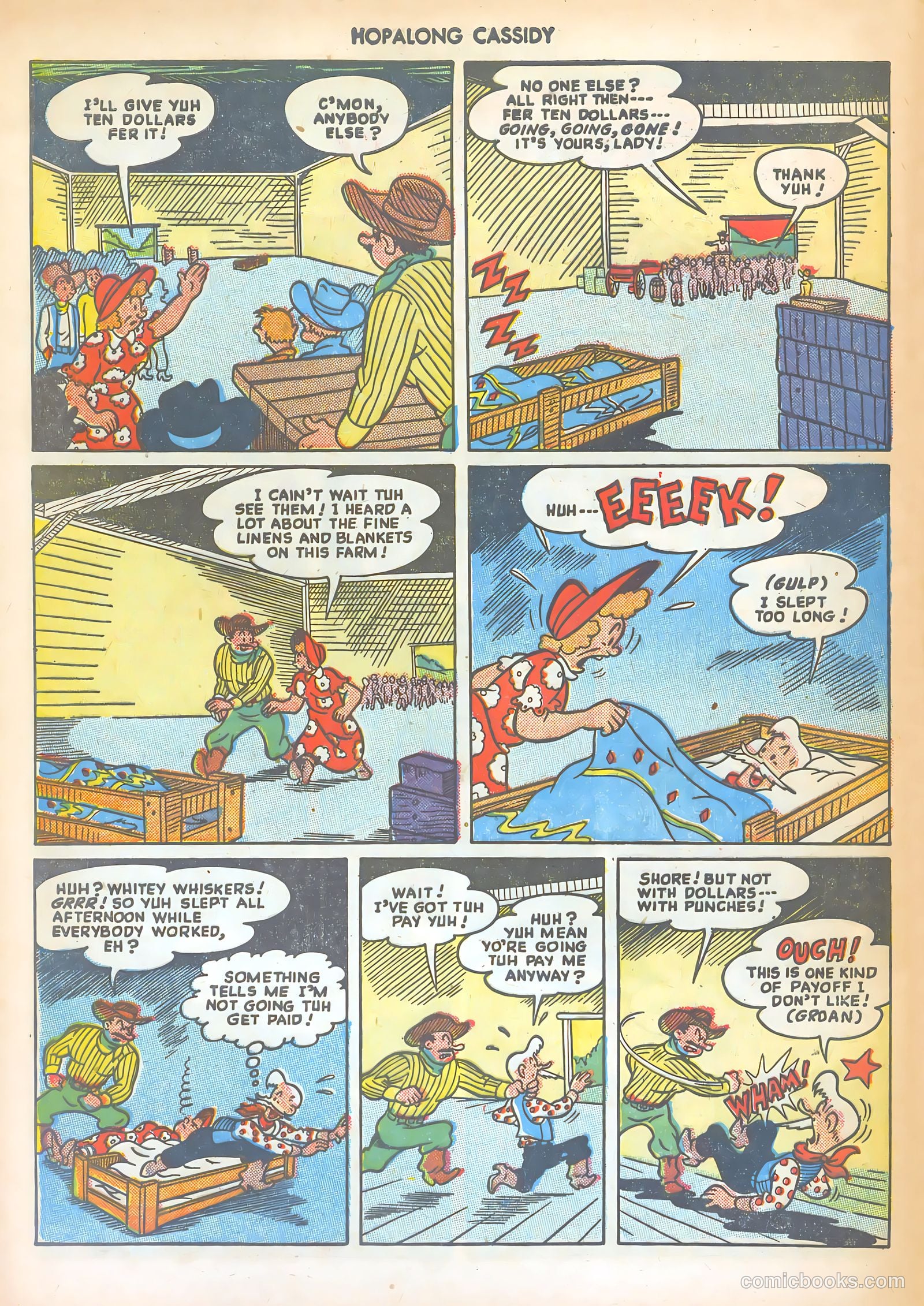 Hopalong Cassidy #32 (1949) — page 32 of 36